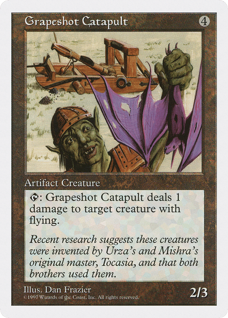 Grapeshot Catapult — Fifth Edition — Magic: The Gathering