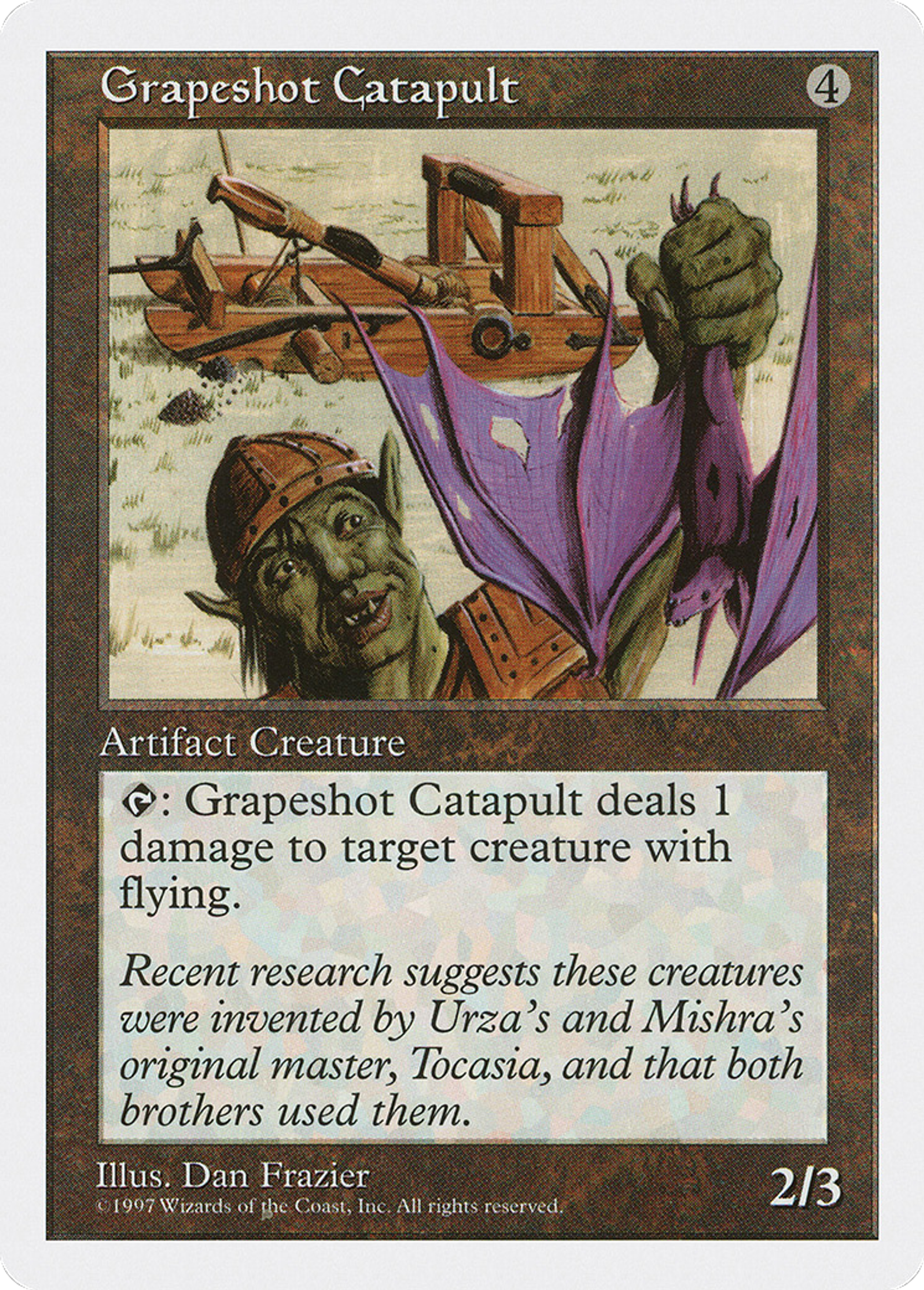 Grapeshot Catapult — Fifth Edition — Magic: The Gathering