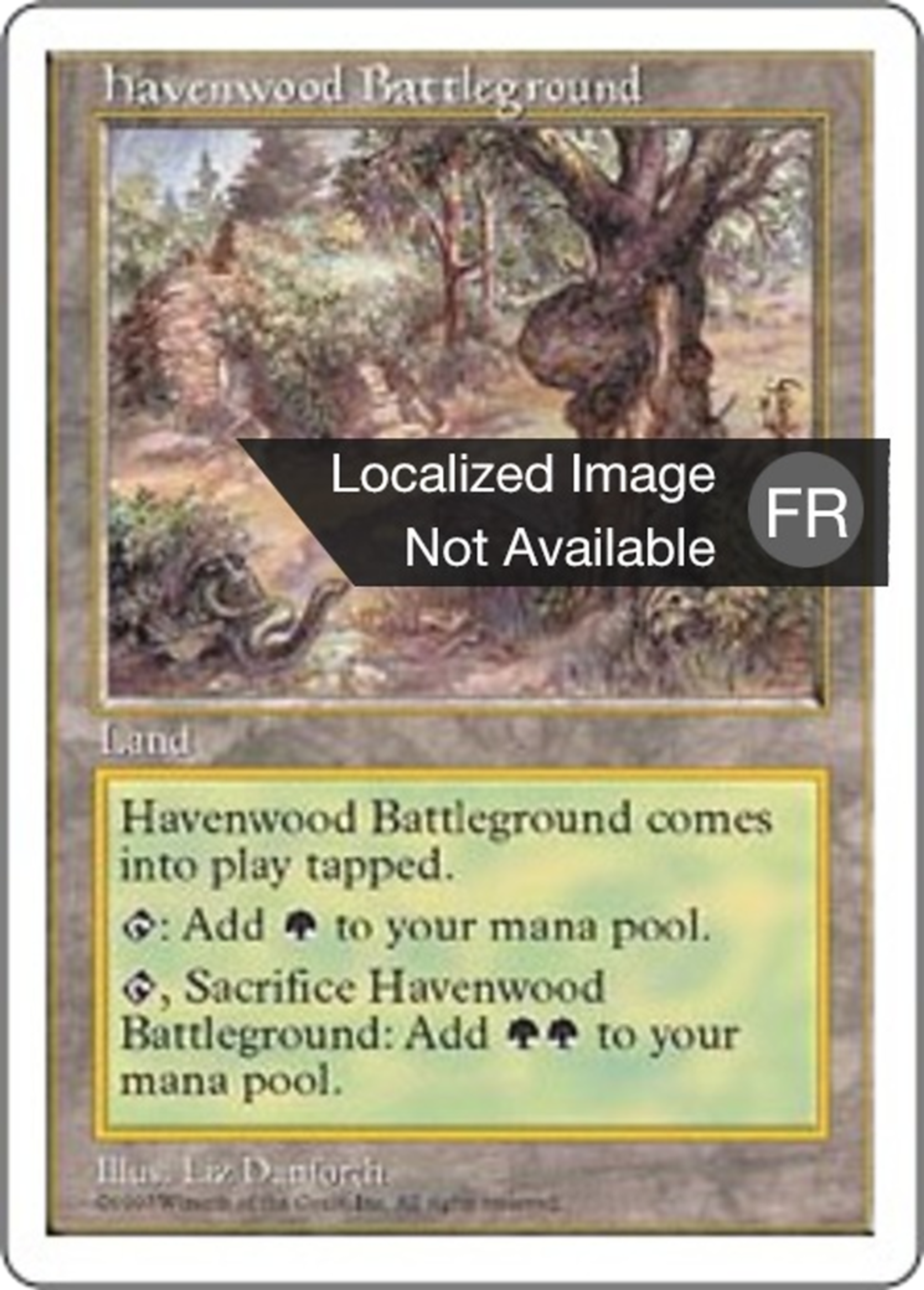 Champ de bataille d'Havrebois — Fifth Edition — Magic: The Gathering