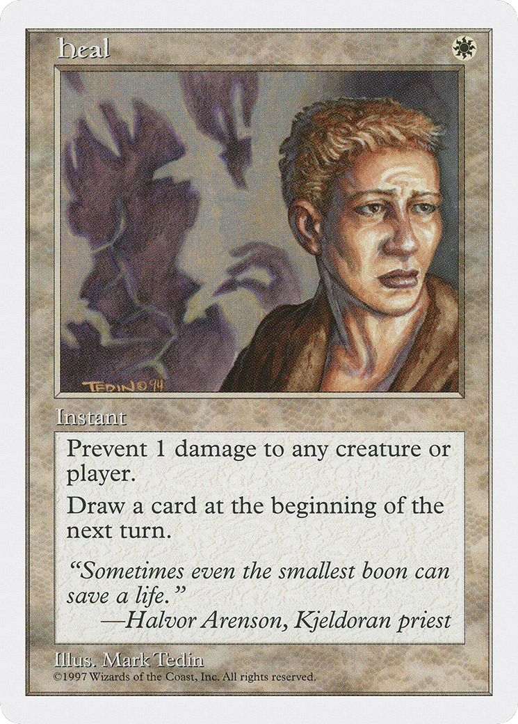 Heal — Fifth Edition — Magic: The Gathering