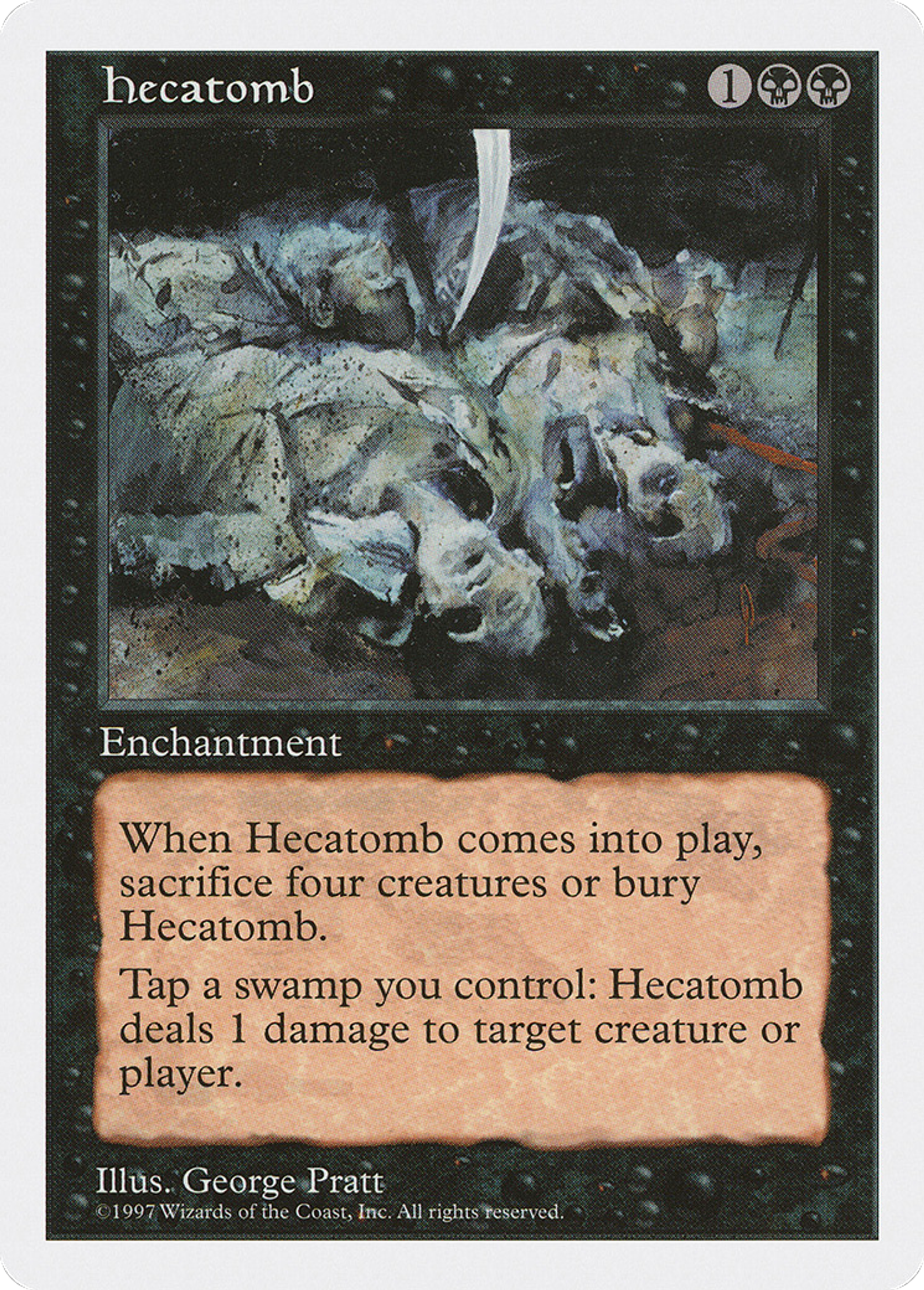 Hecatomb — Fifth Edition — Magic: The Gathering