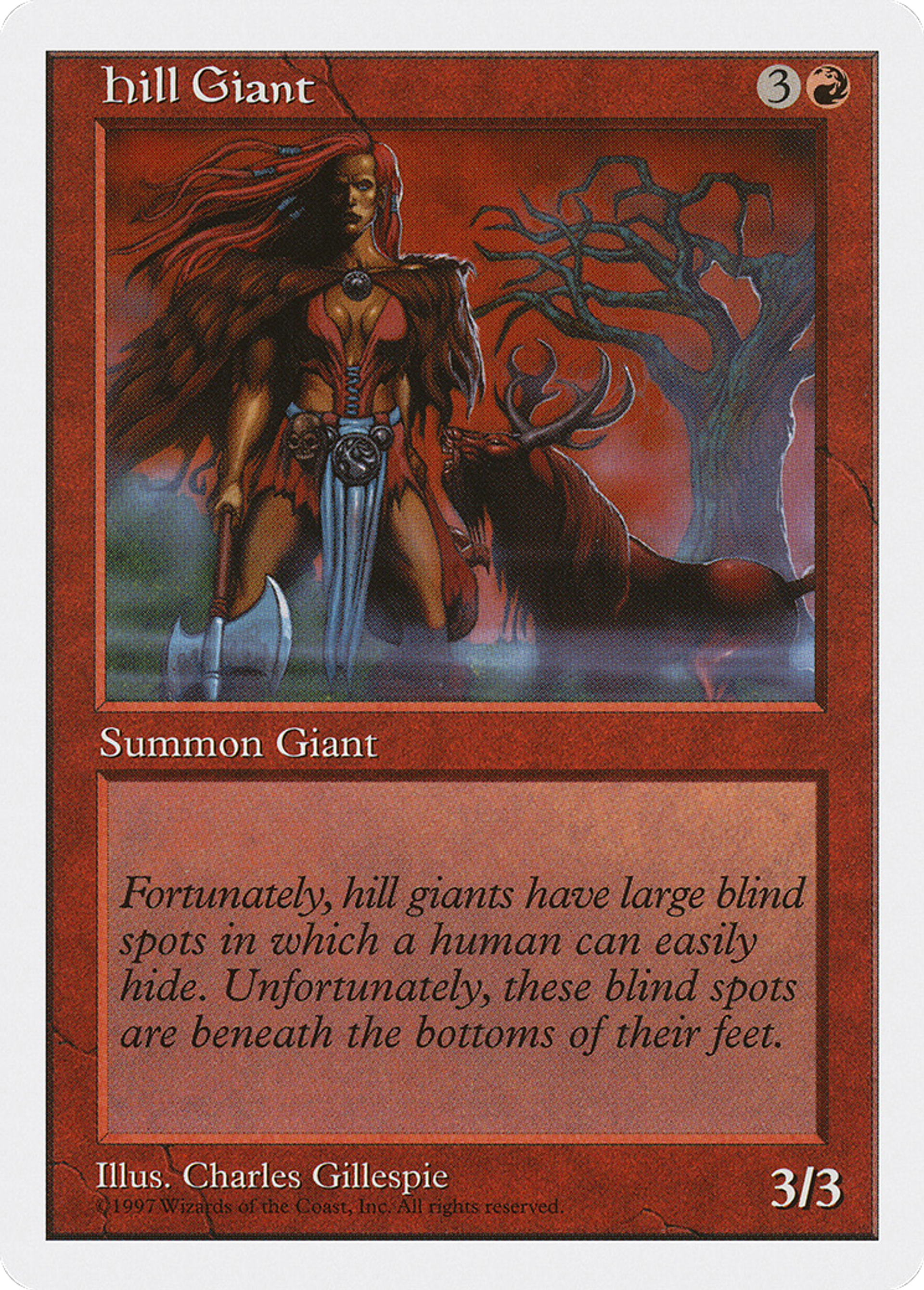 Hill Giant — Fifth Edition — Magic: The Gathering