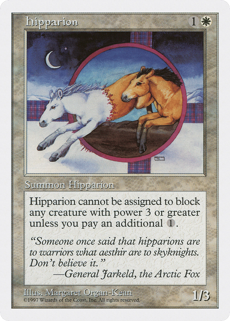 Hipparion — Fifth Edition — Magic: The Gathering