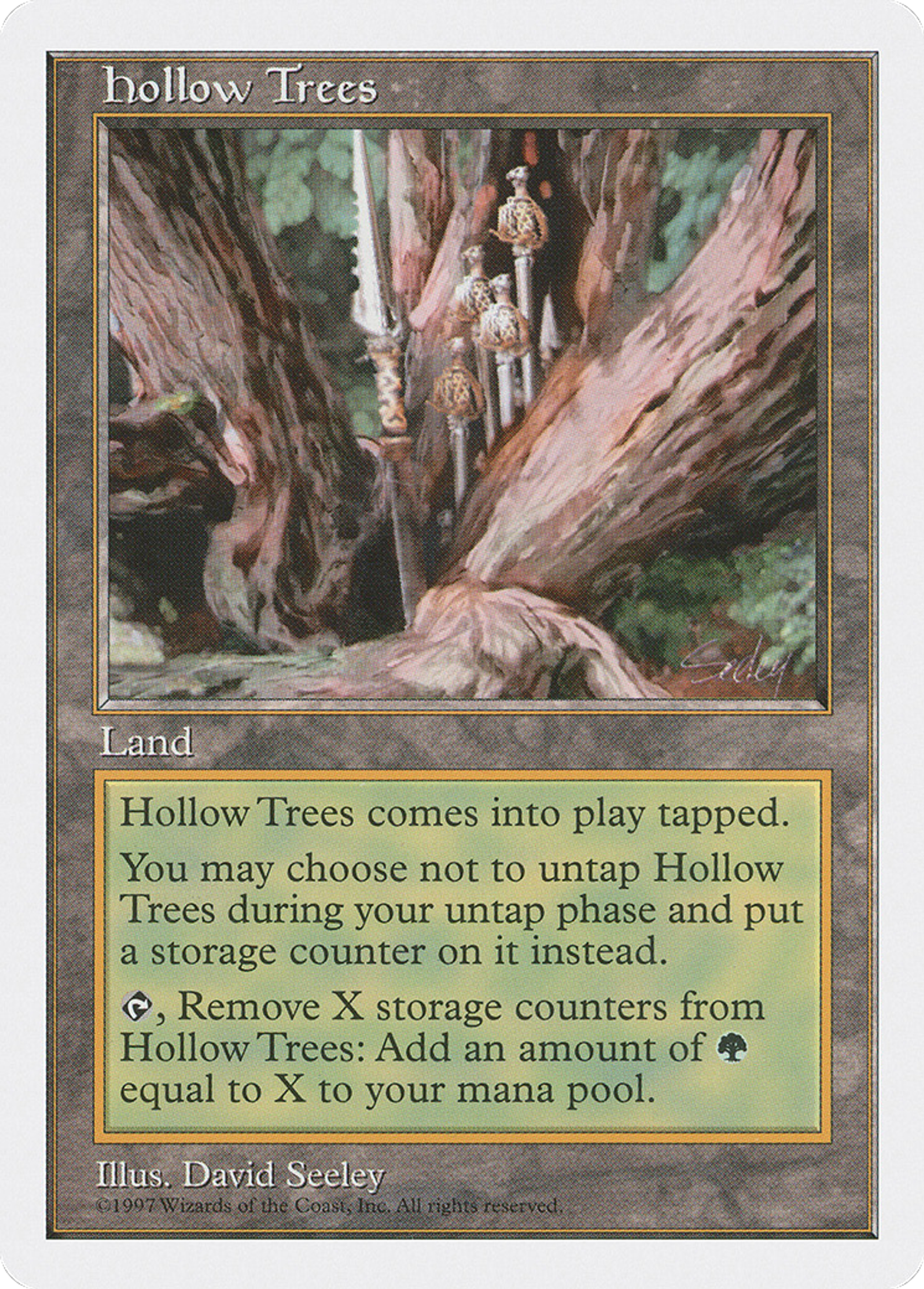 Hollow Trees — Fifth Edition — Magic: The Gathering