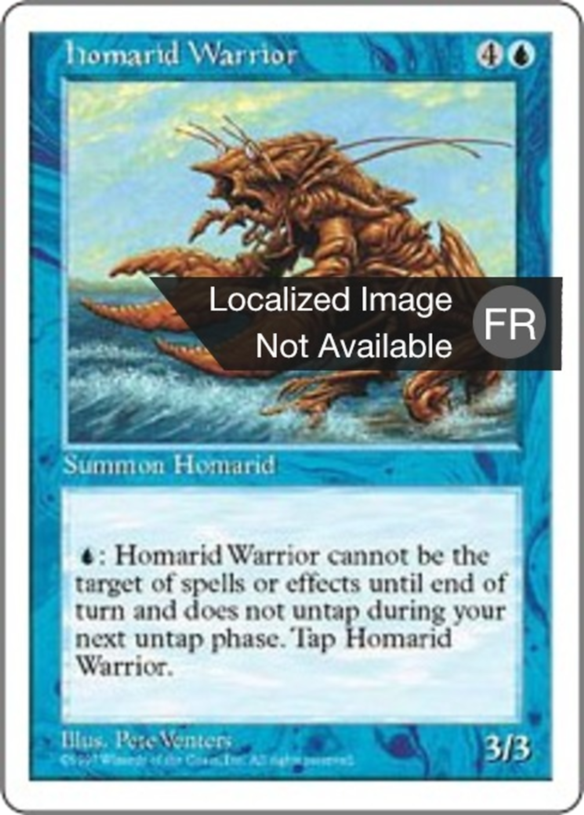 Guerrier Homaride — Fifth Edition — Magic: The Gathering