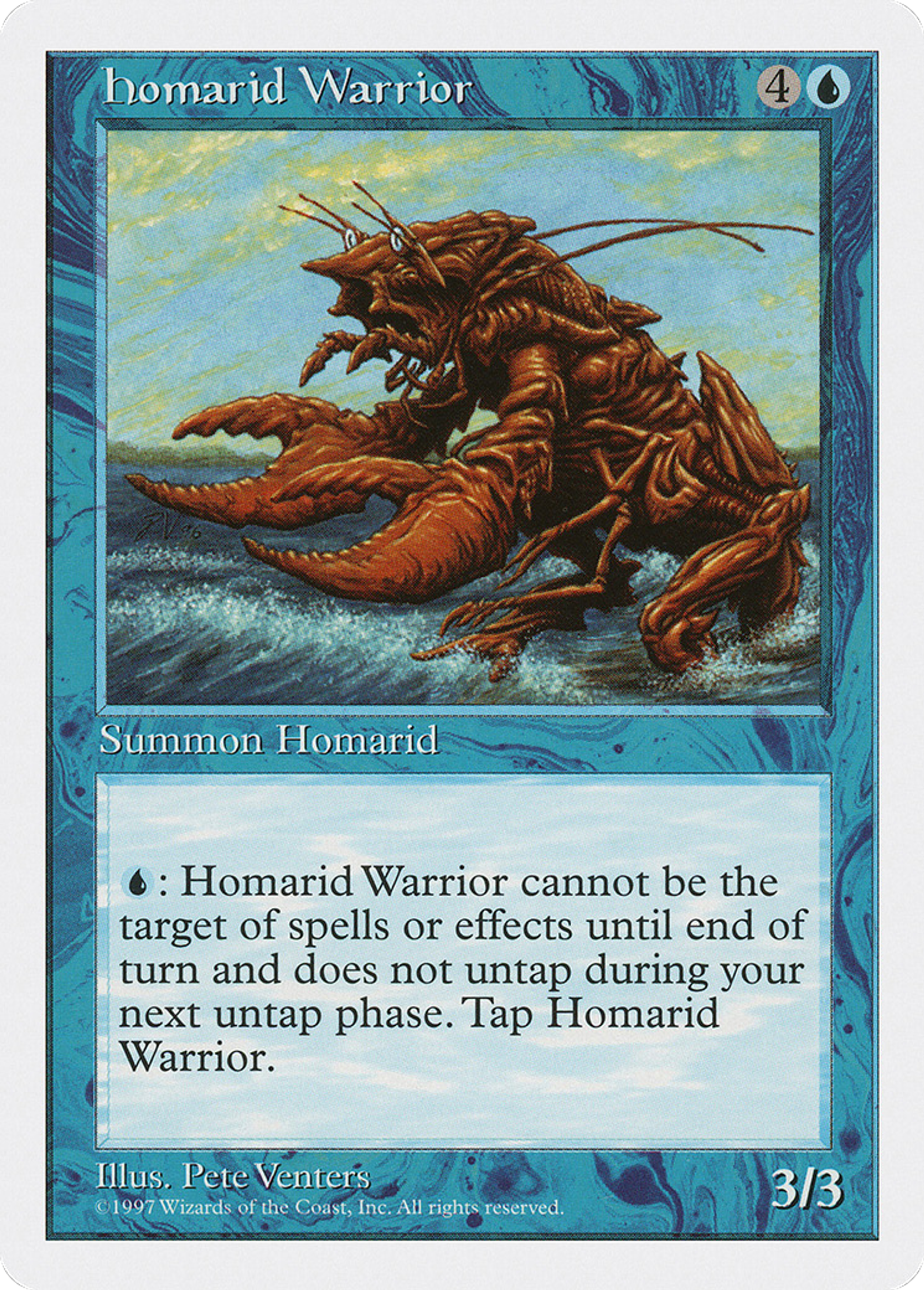 Homarid Warrior — Fifth Edition — Magic: The Gathering