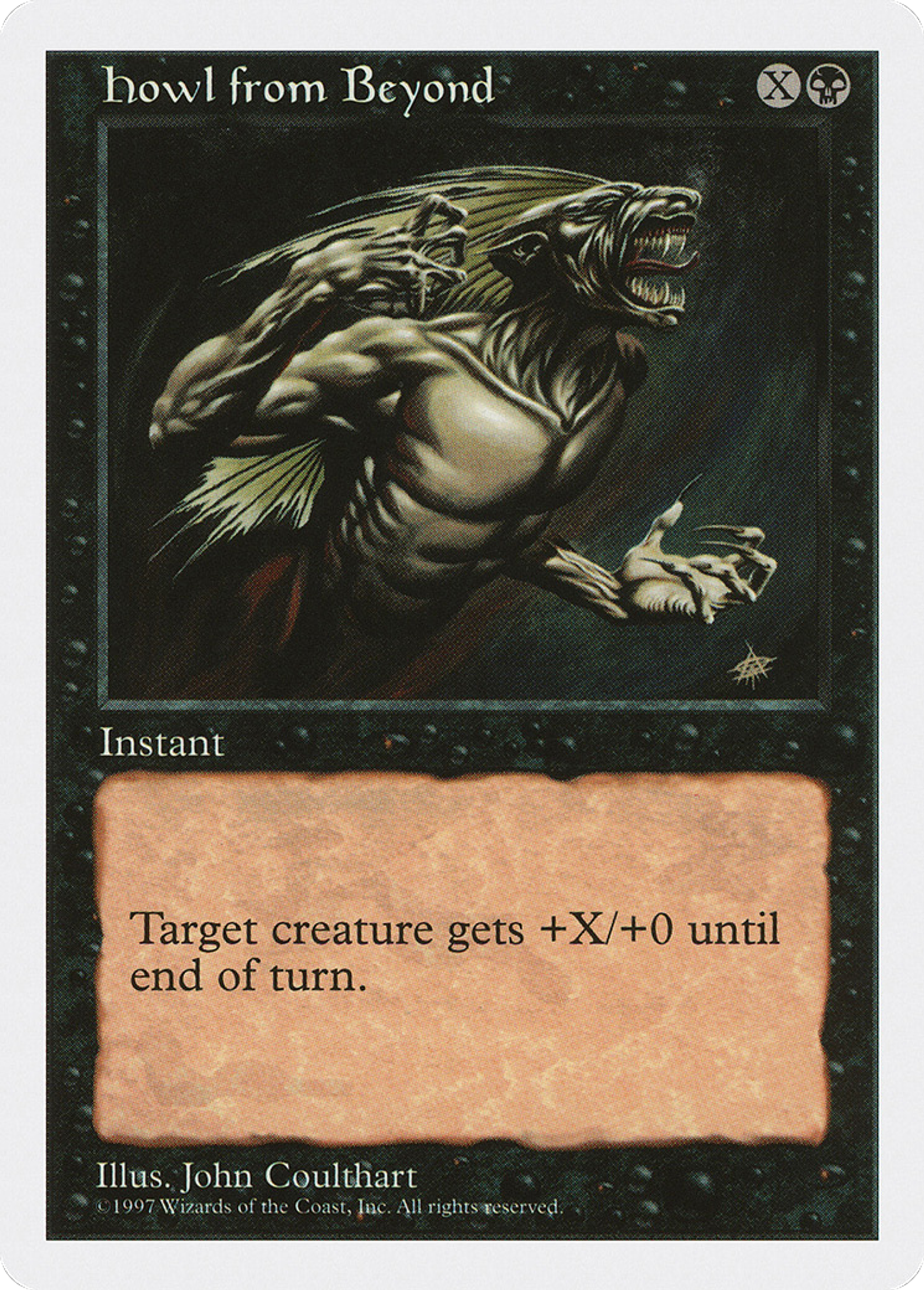 Howl from Beyond — Fifth Edition — Magic: The Gathering