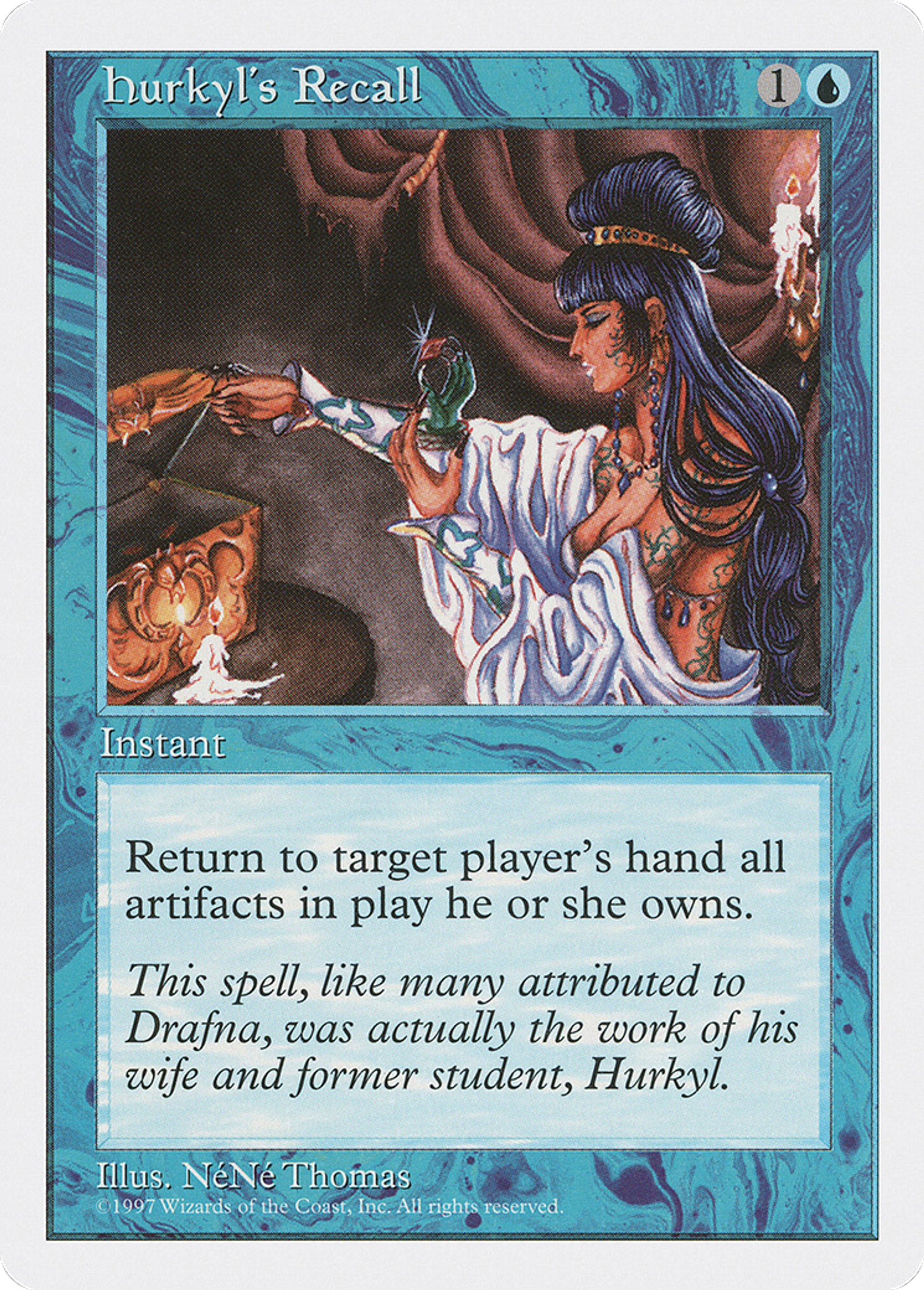 Hurkyl's Recall — Fifth Edition — Magic: The Gathering