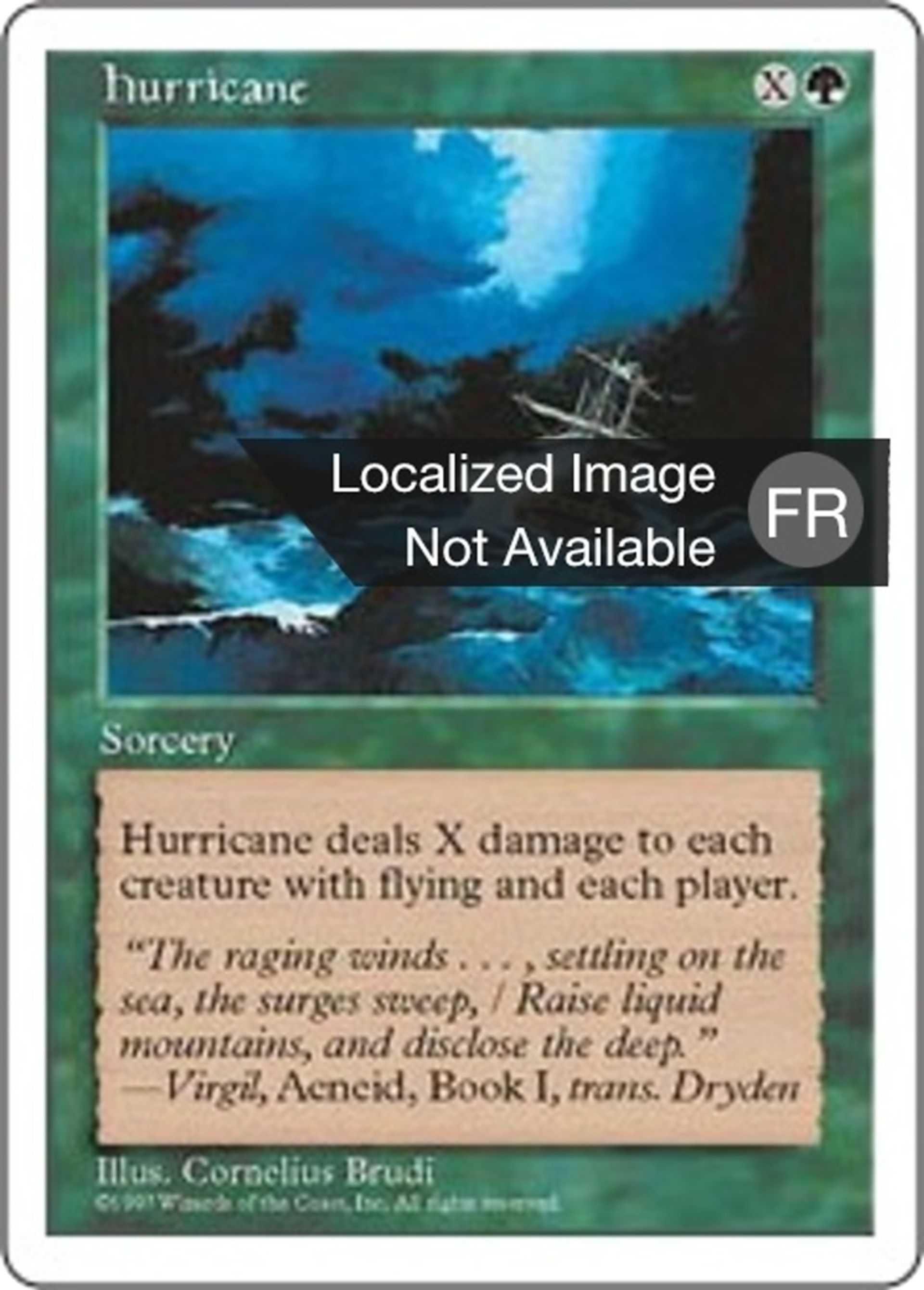 Ouragan — Fifth Edition — Magic: The Gathering
