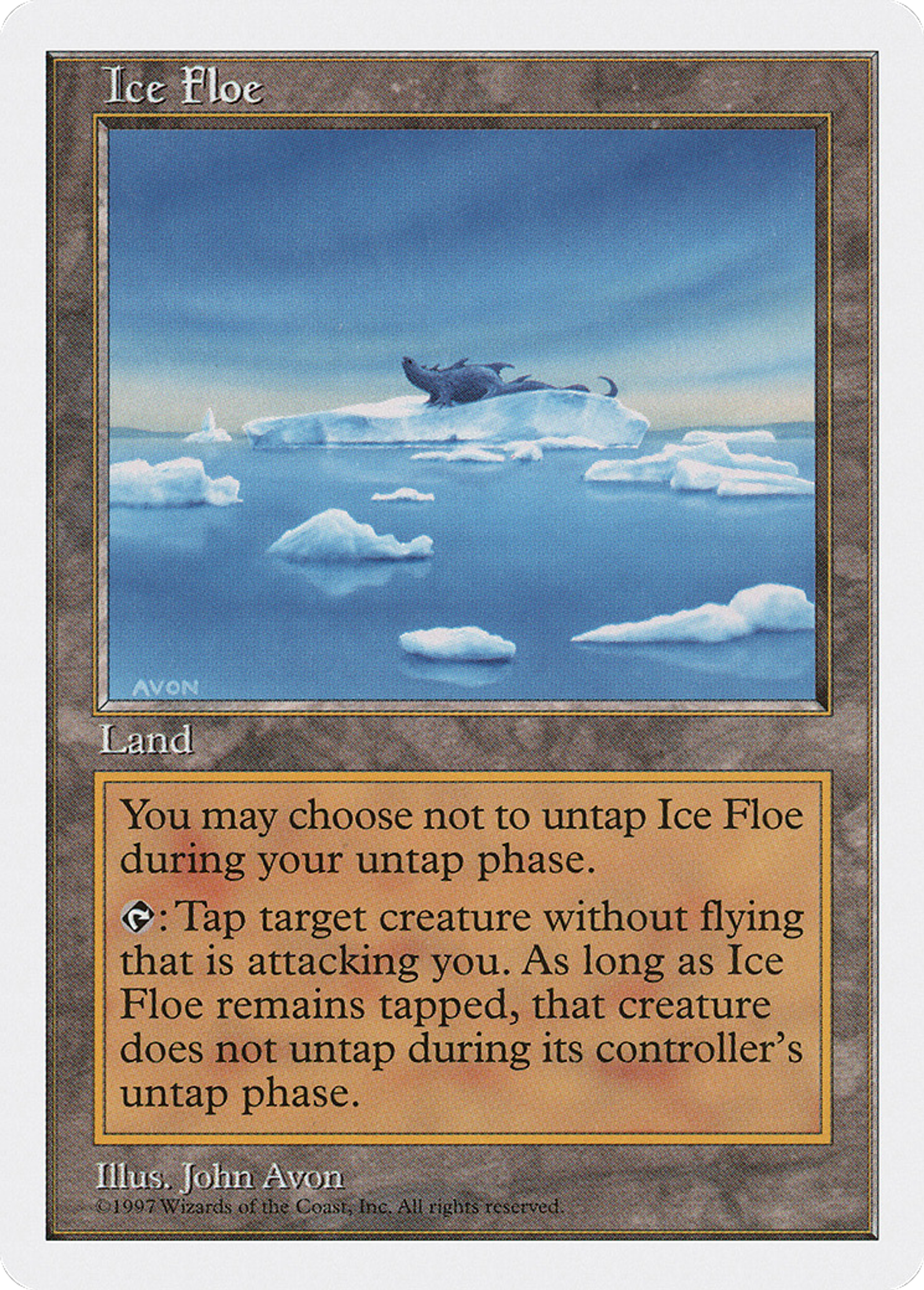 Ice Floe — Fifth Edition — Magic: The Gathering
