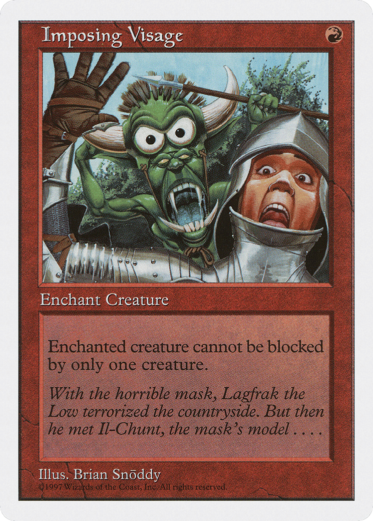 Imposing Visage — Fifth Edition — Magic: The Gathering