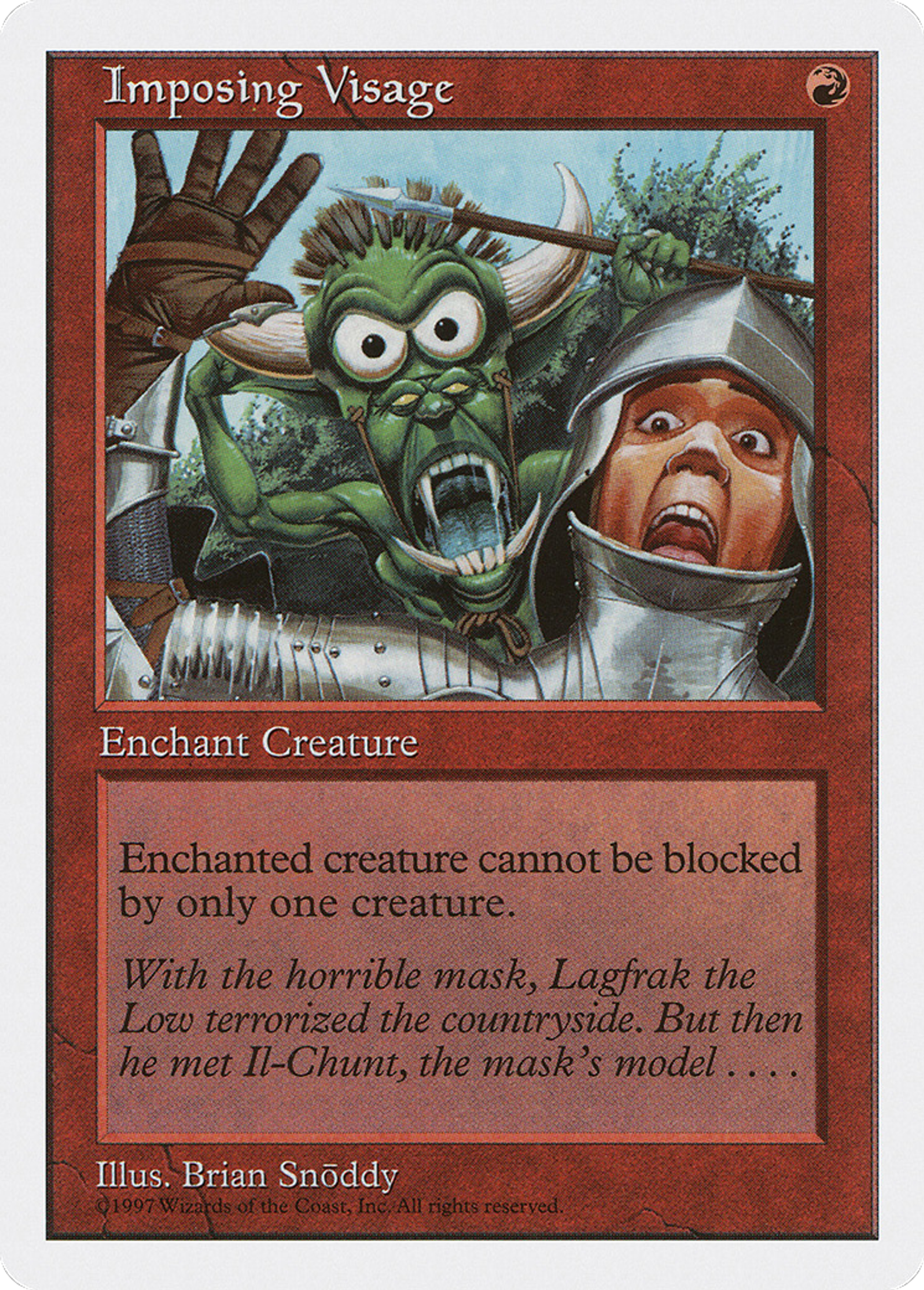 Imposing Visage — Fifth Edition — Magic: The Gathering