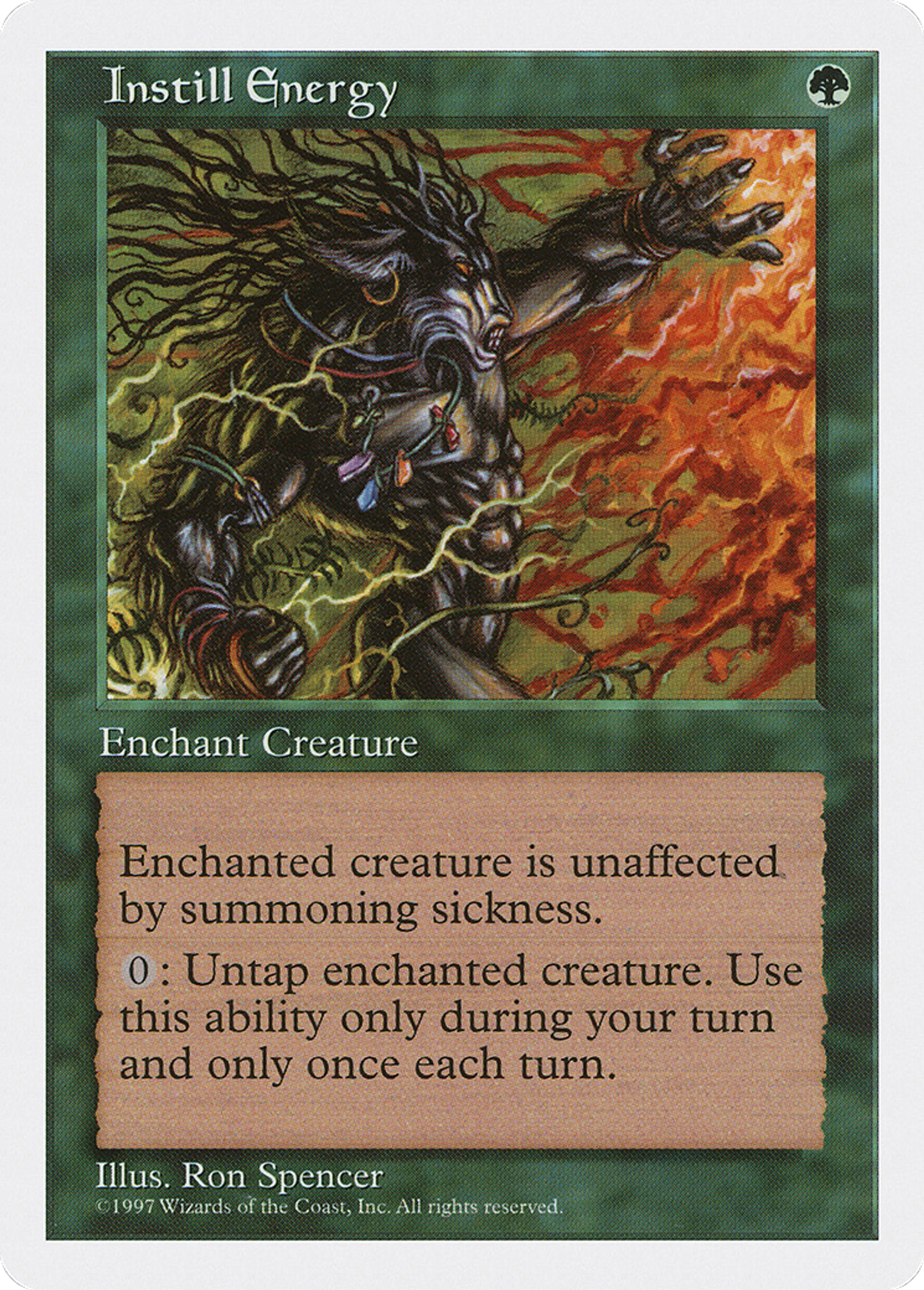 Instill Energy — Fifth Edition — Magic: The Gathering
