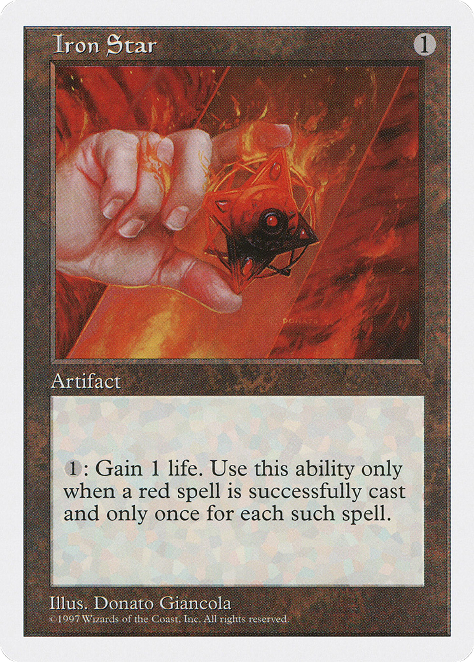 Iron Star — Fifth Edition — Magic: The Gathering