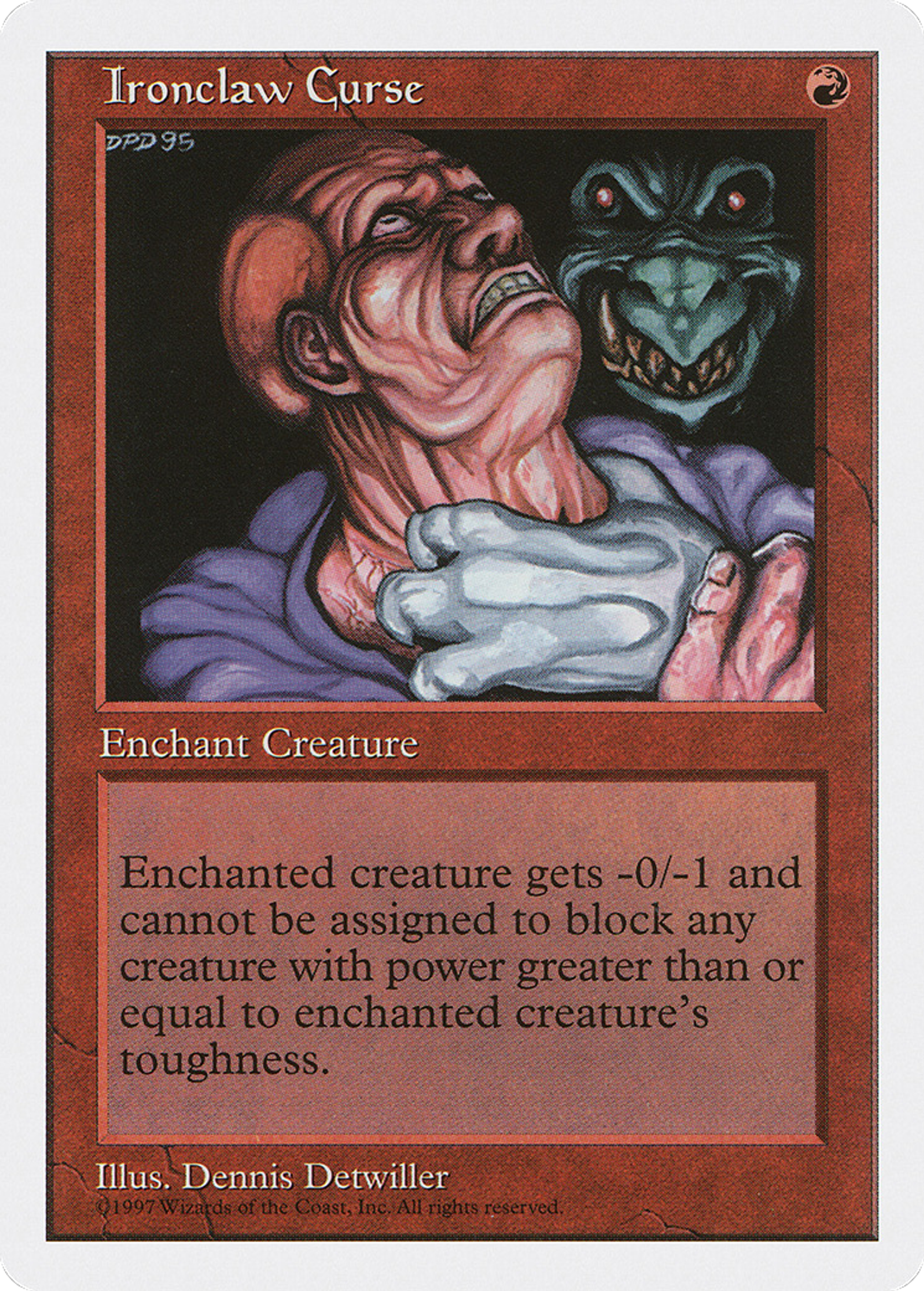 Ironclaw Curse — Fifth Edition — Magic: The Gathering