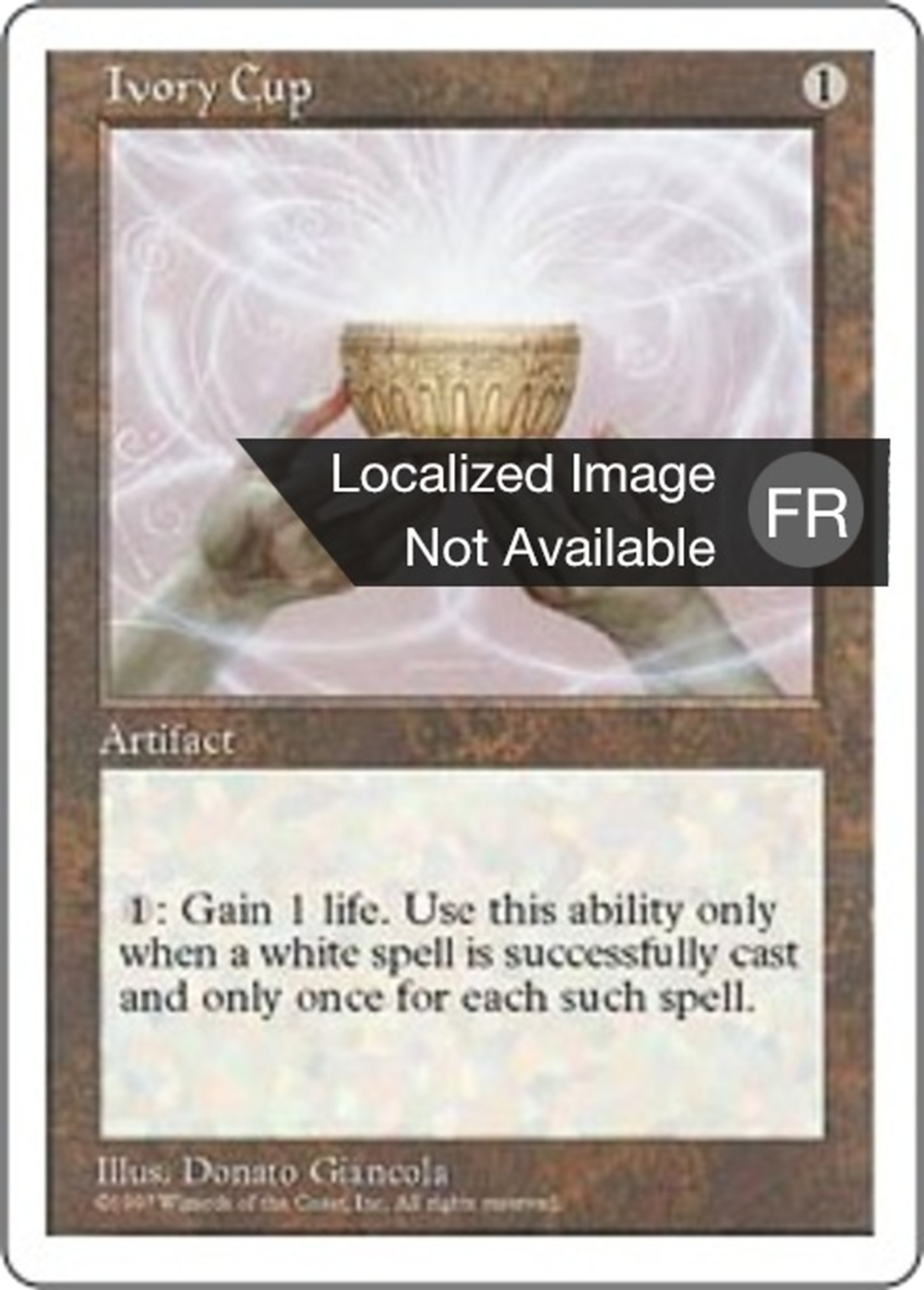 Coupe d'ivoire — Fifth Edition — Magic: The Gathering