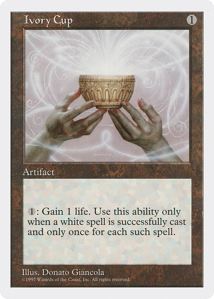 Ivory Cup — Fifth Edition — Magic: The Gathering