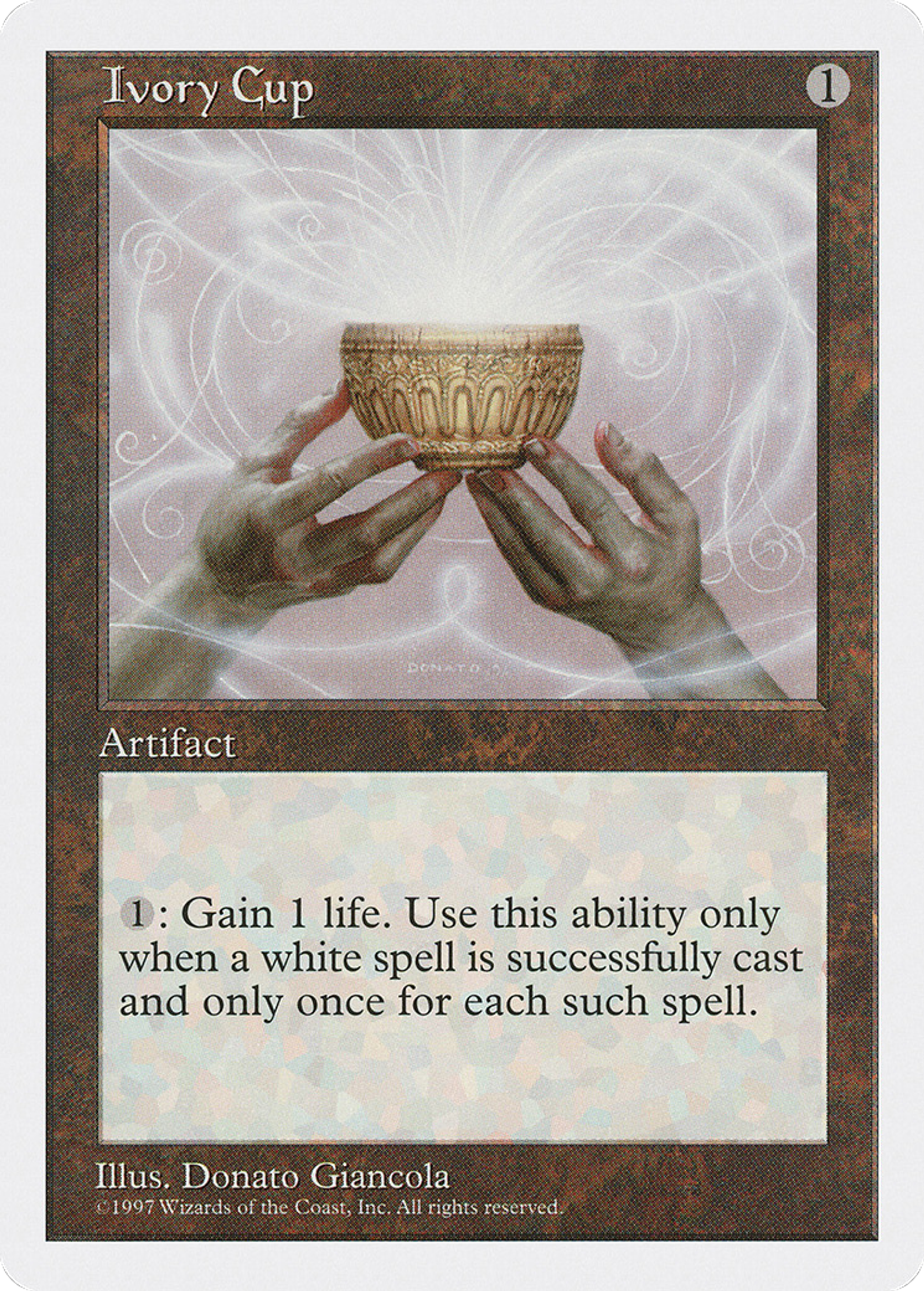 Ivory Cup — Fifth Edition — Magic: The Gathering