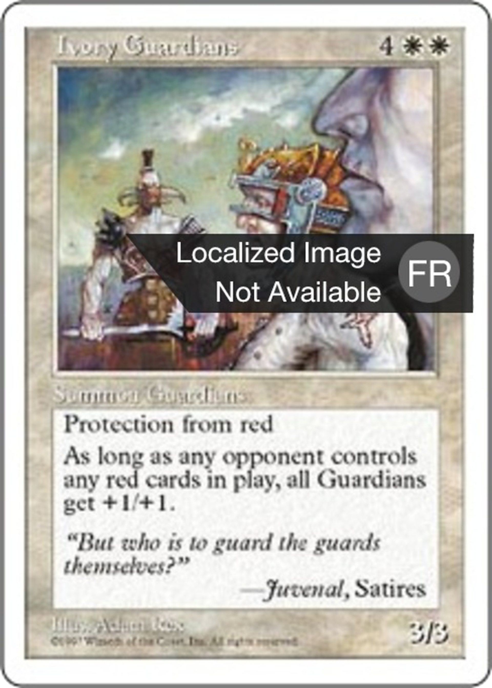 Vigiles d'ivoire — Fifth Edition — Magic: The Gathering