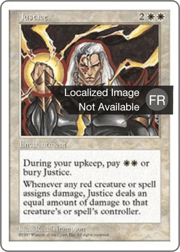 Justice — Fifth Edition — Magic: The Gathering