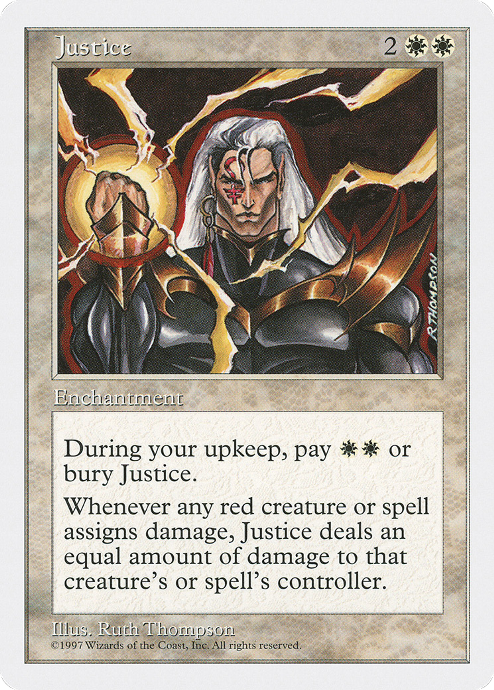 Justice — Fifth Edition — Magic: The Gathering