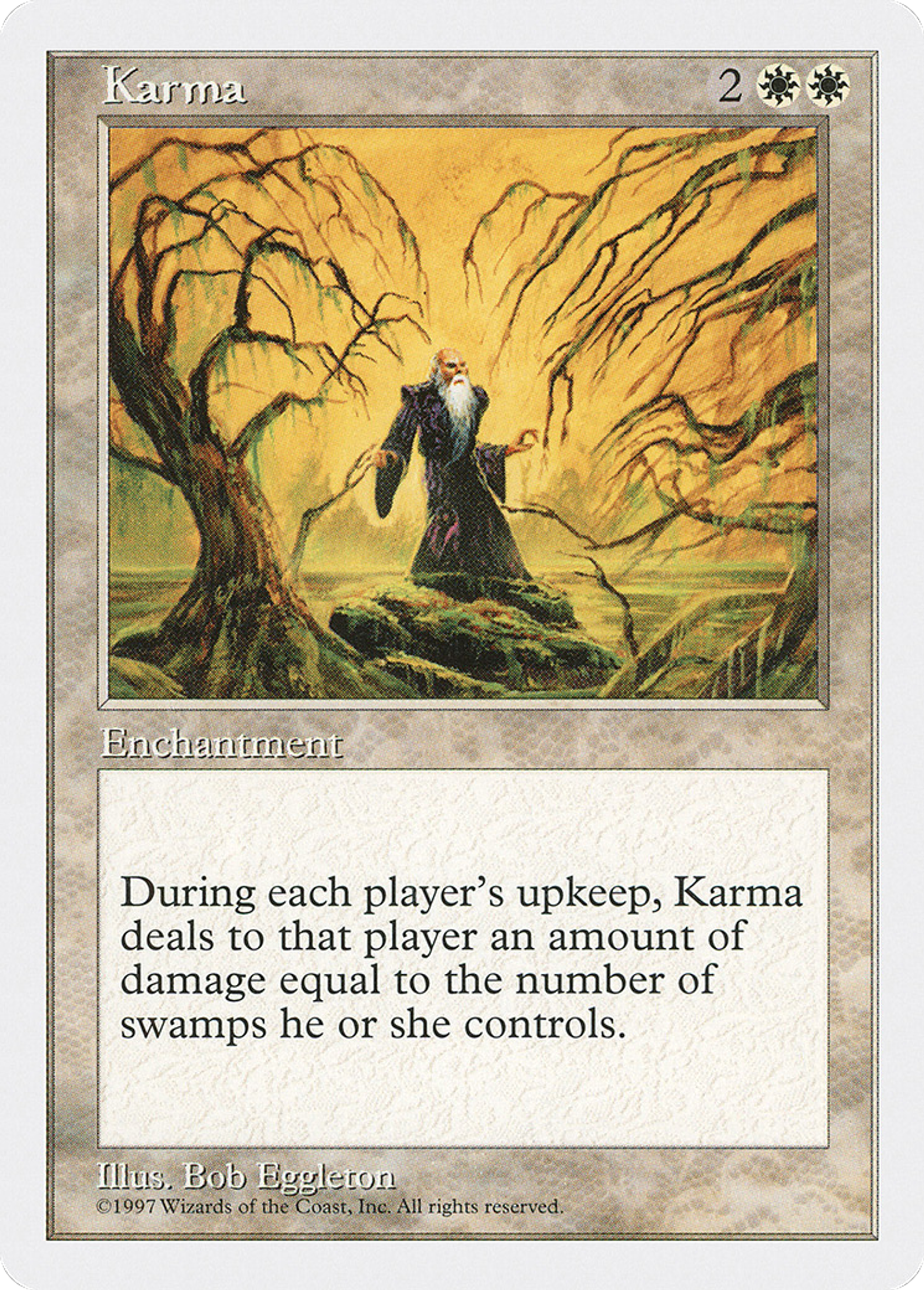 Karma — Fifth Edition — Magic: The Gathering