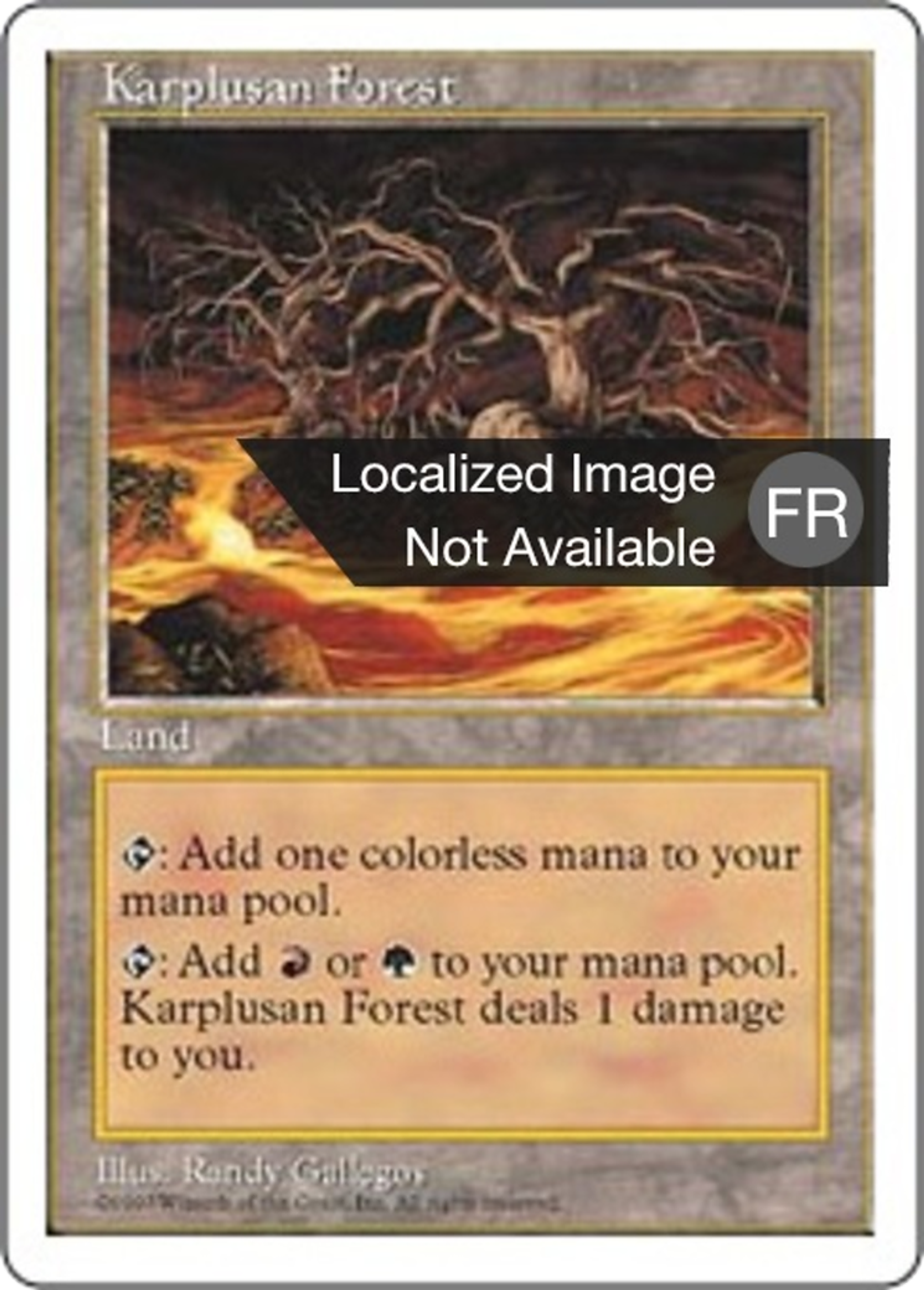 Forêt de Karpluse — Fifth Edition — Magic: The Gathering