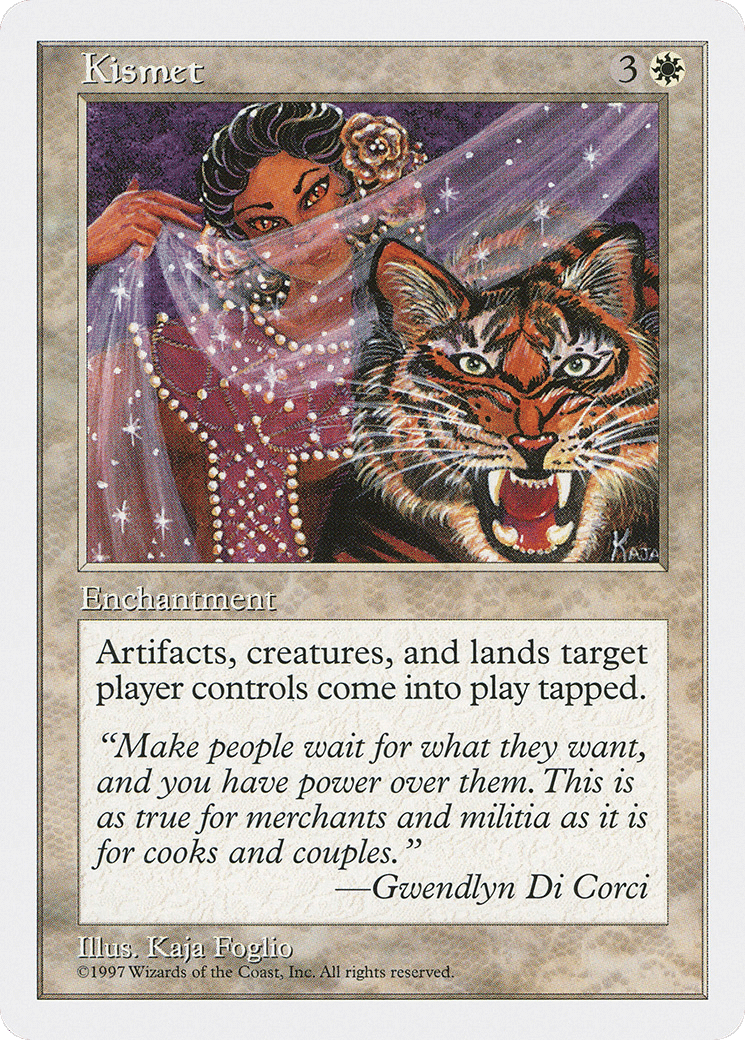 Kismet — Fifth Edition — Magic: The Gathering