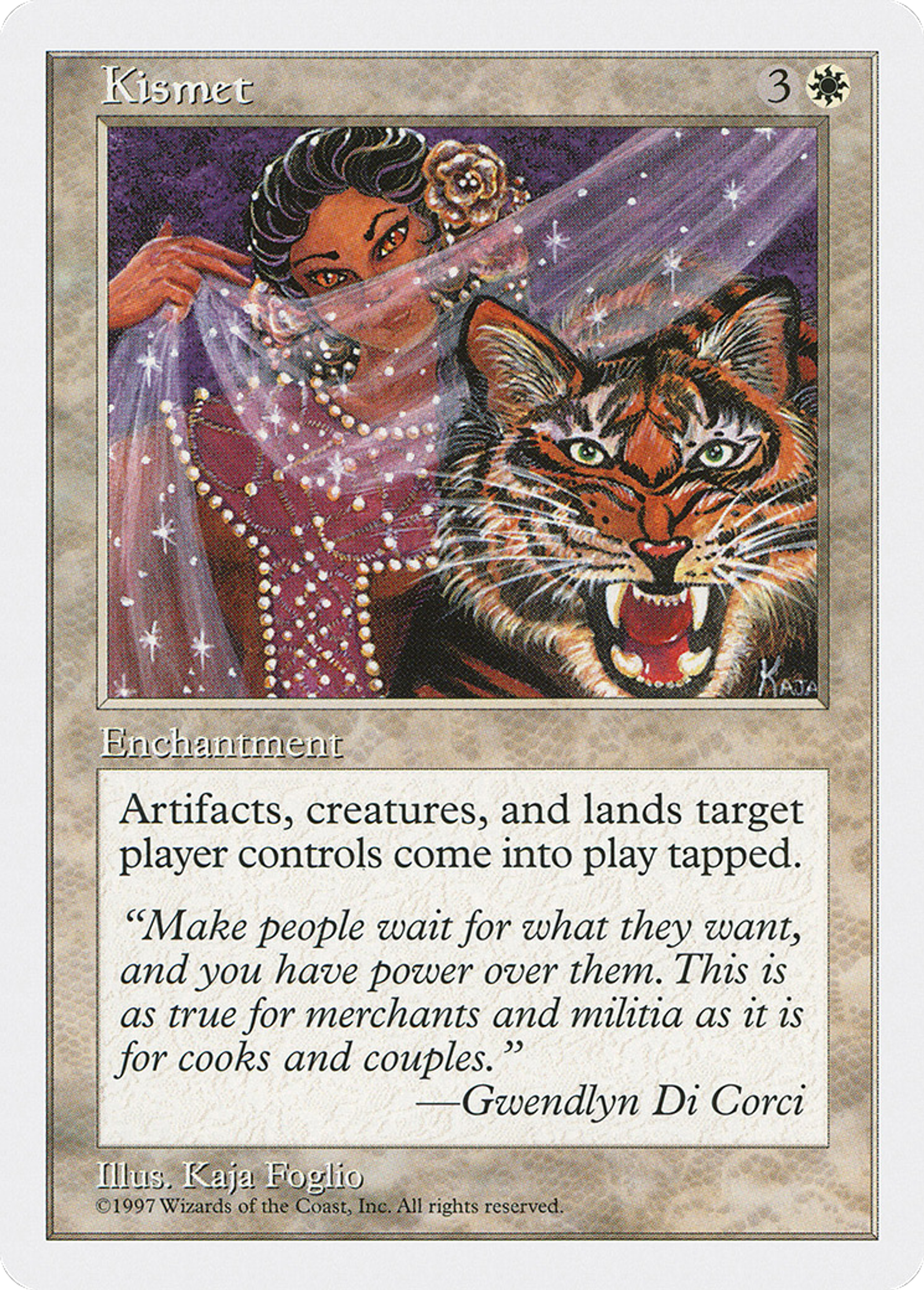 Kismet — Fifth Edition — Magic: The Gathering