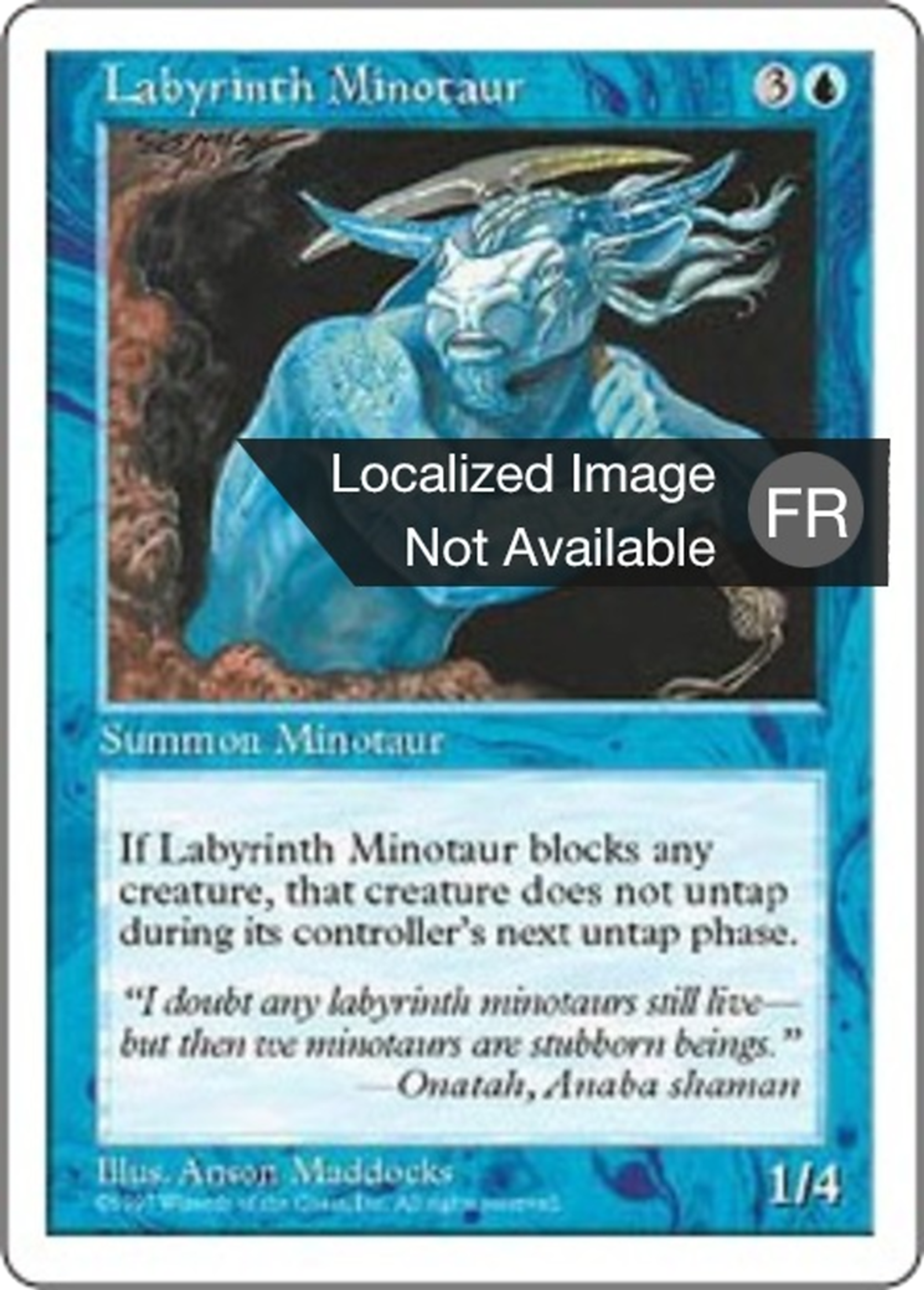 Minotaure des labyrinthes — Fifth Edition — Magic: The Gathering