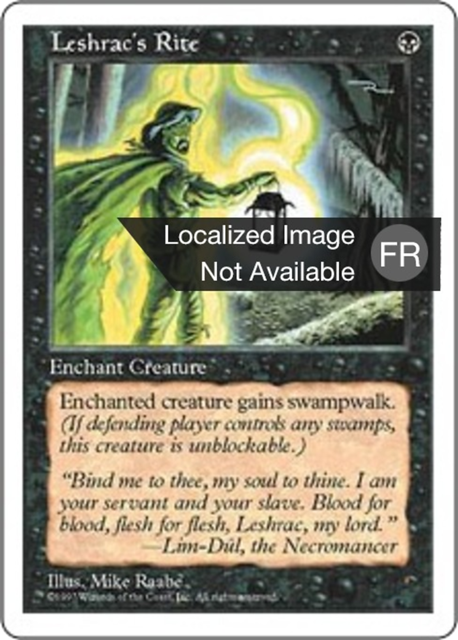 Rite selon Leshrac — Fifth Edition — Magic: The Gathering