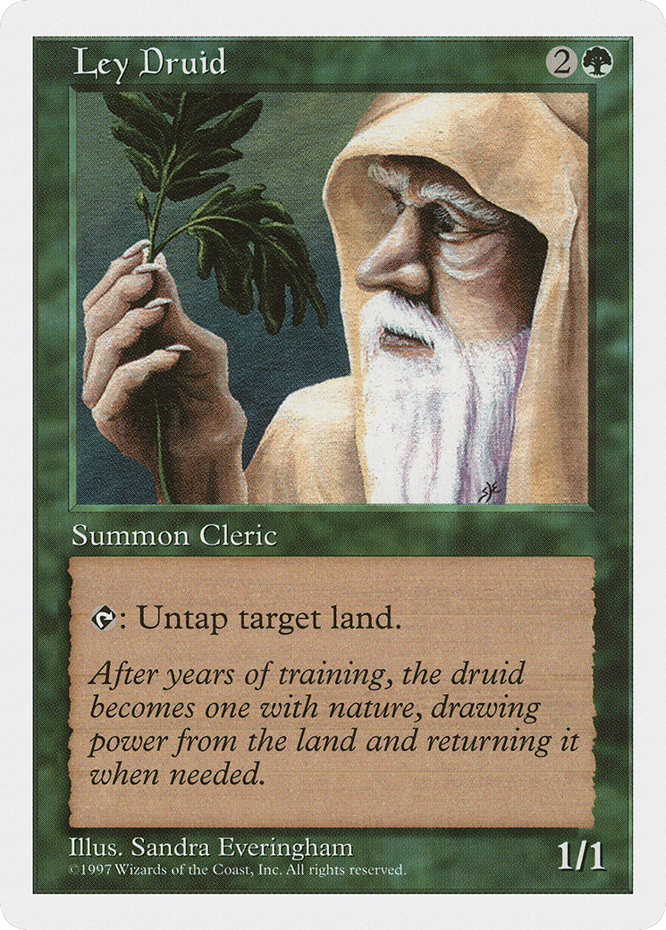 Ley Druid — Fifth Edition — Magic: The Gathering
