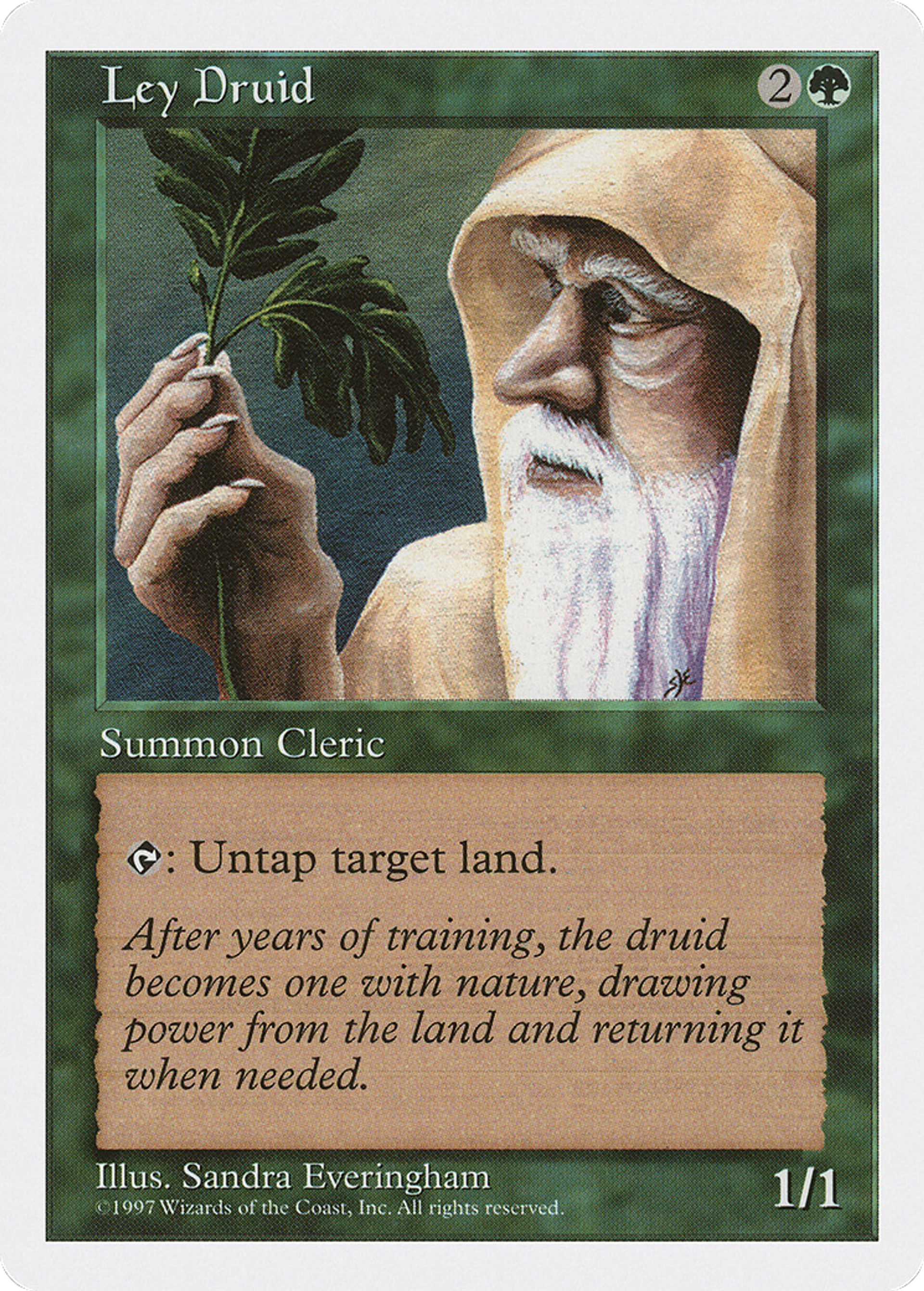 Ley Druid — Fifth Edition — Magic: The Gathering