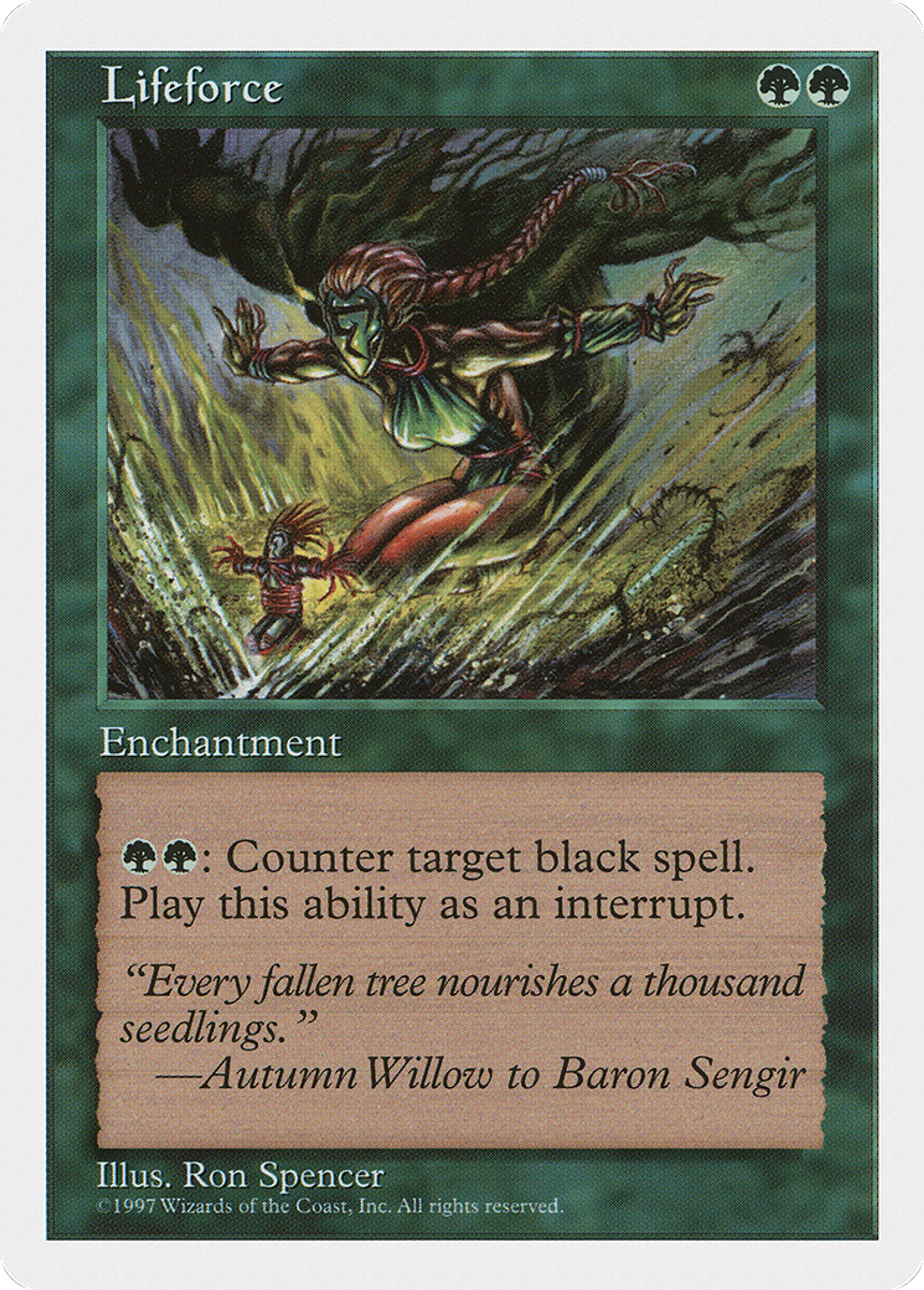 Lifeforce — Fifth Edition — Magic: The Gathering