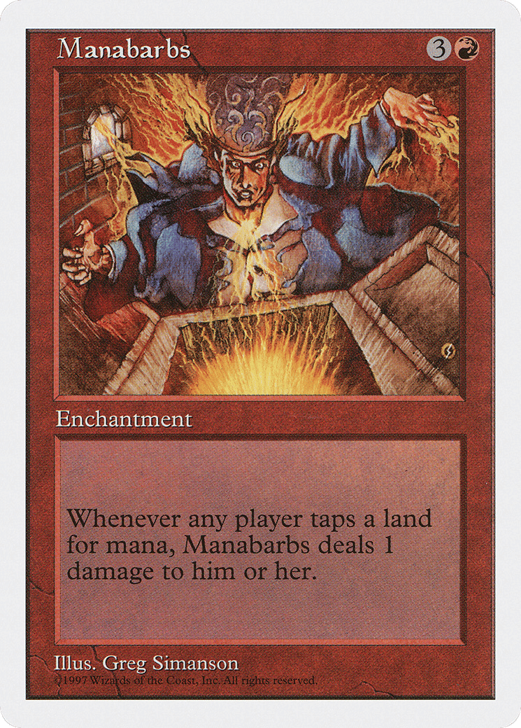 Manabarbs — Fifth Edition — Magic: The Gathering