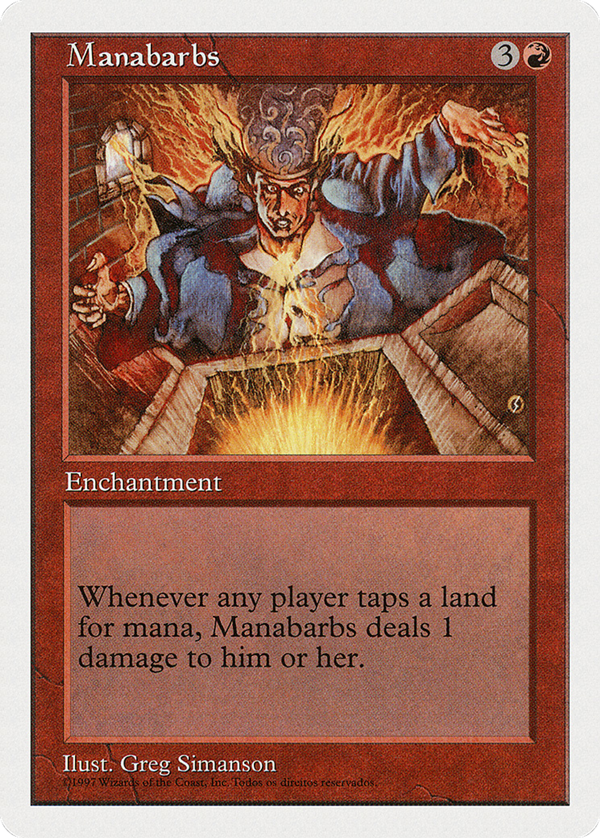 Manabarbs — Fifth Edition — Magic: The Gathering