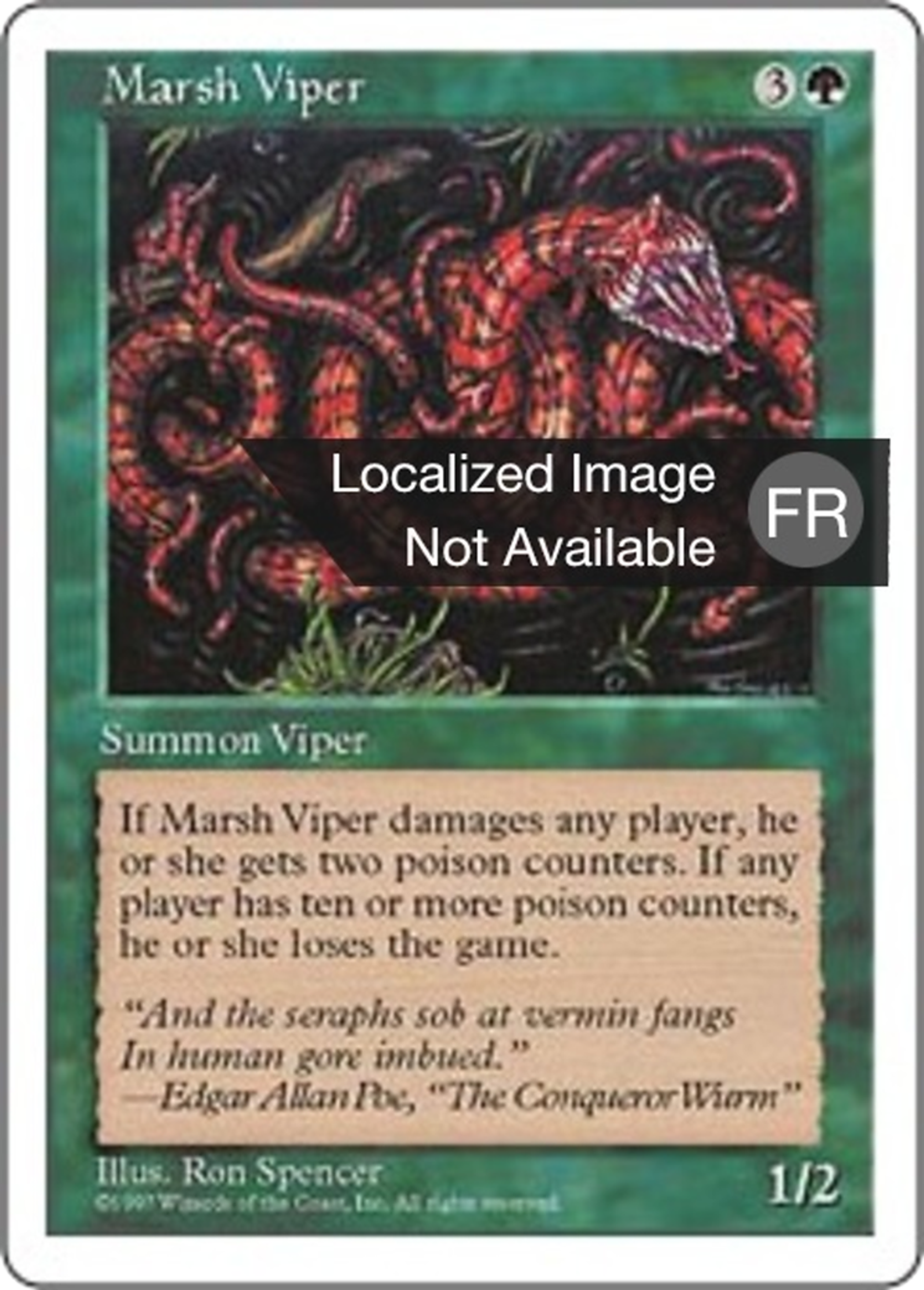 Vipère des marais — Fifth Edition — Magic: The Gathering