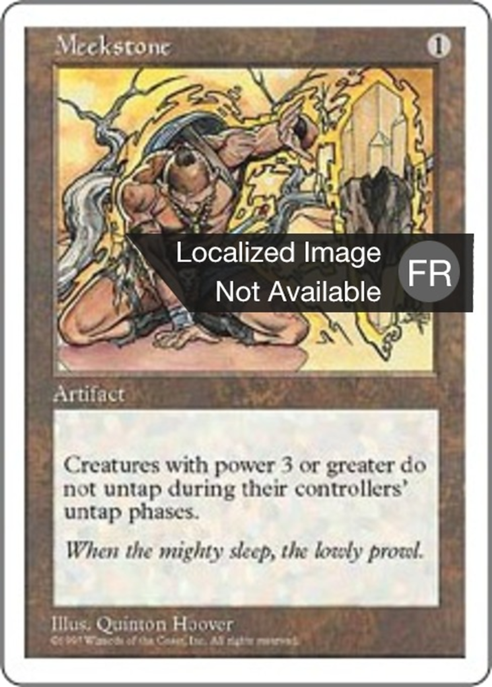 Pierre de soumission — Fifth Edition — Magic: The Gathering
