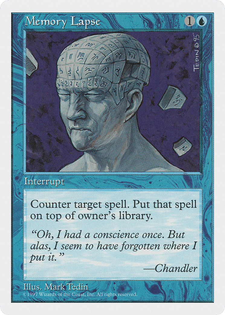 Memory Lapse — Fifth Edition — Magic: The Gathering