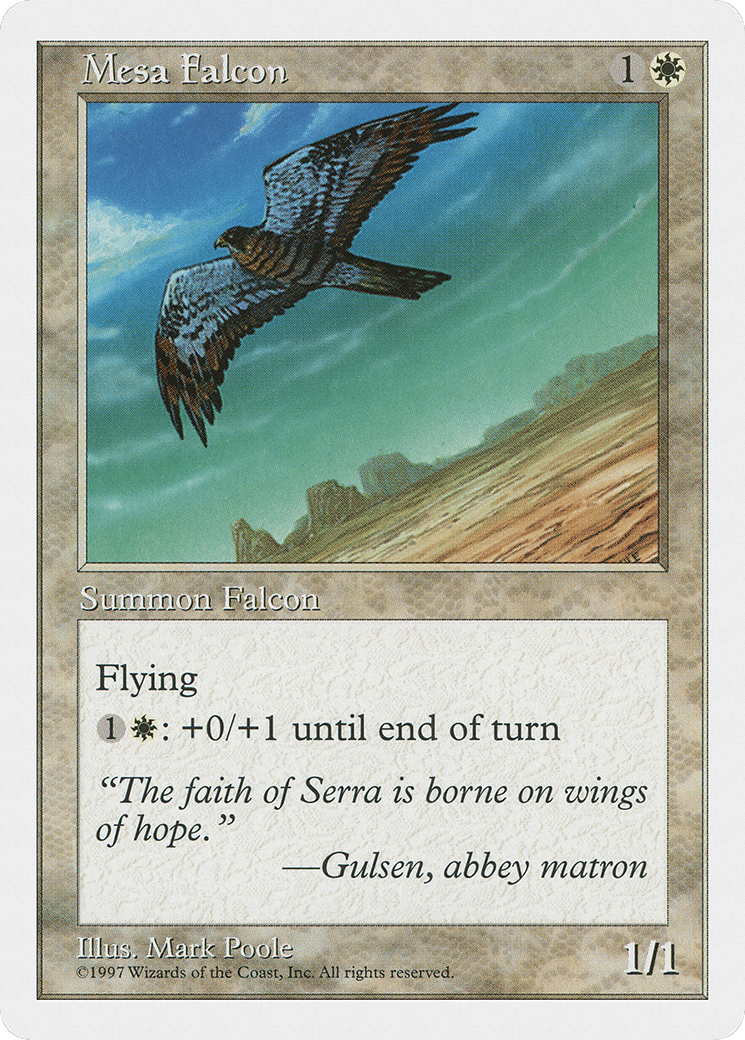 Mesa Falcon — Fifth Edition — Magic: The Gathering