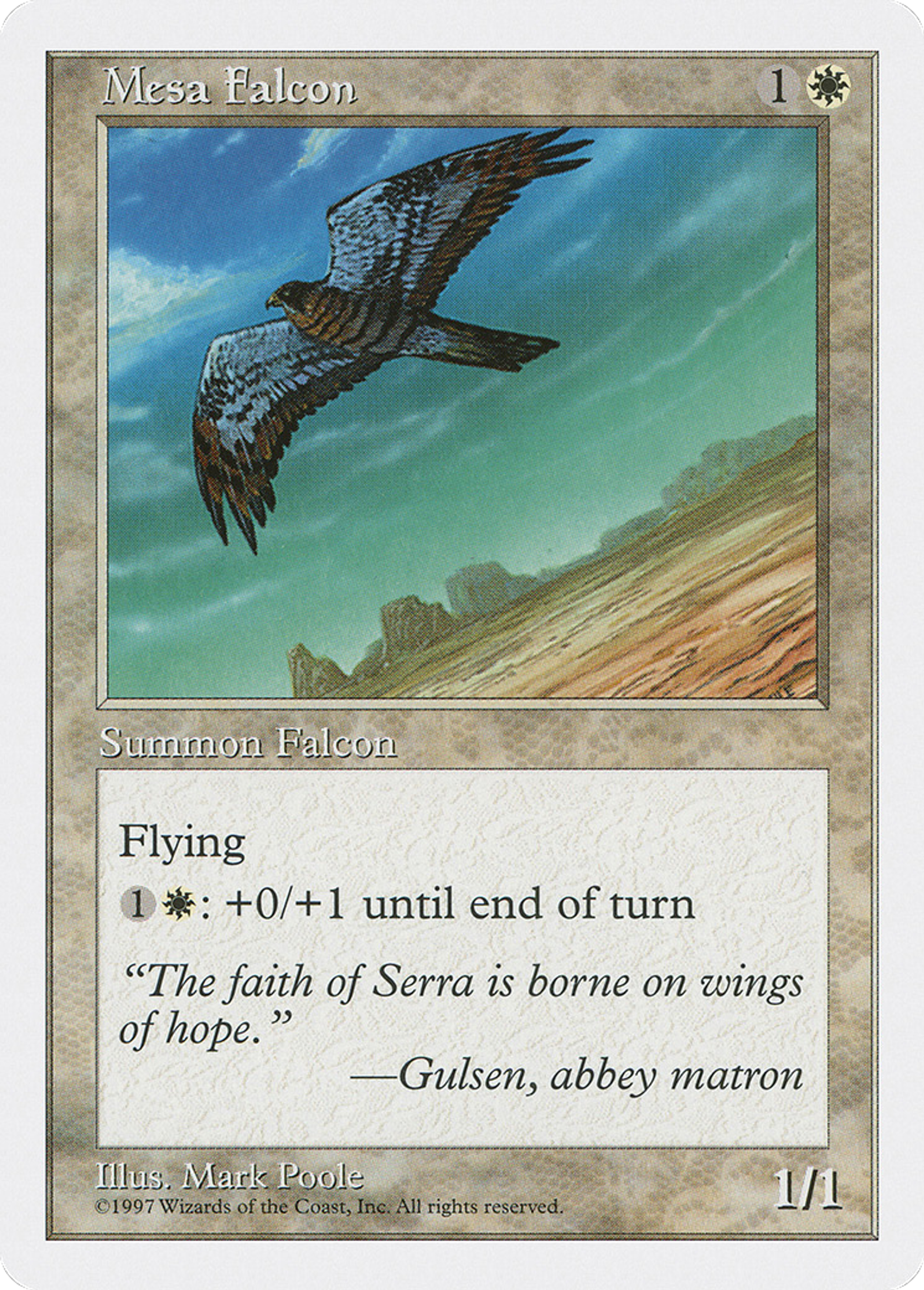 Mesa Falcon — Fifth Edition — Magic: The Gathering