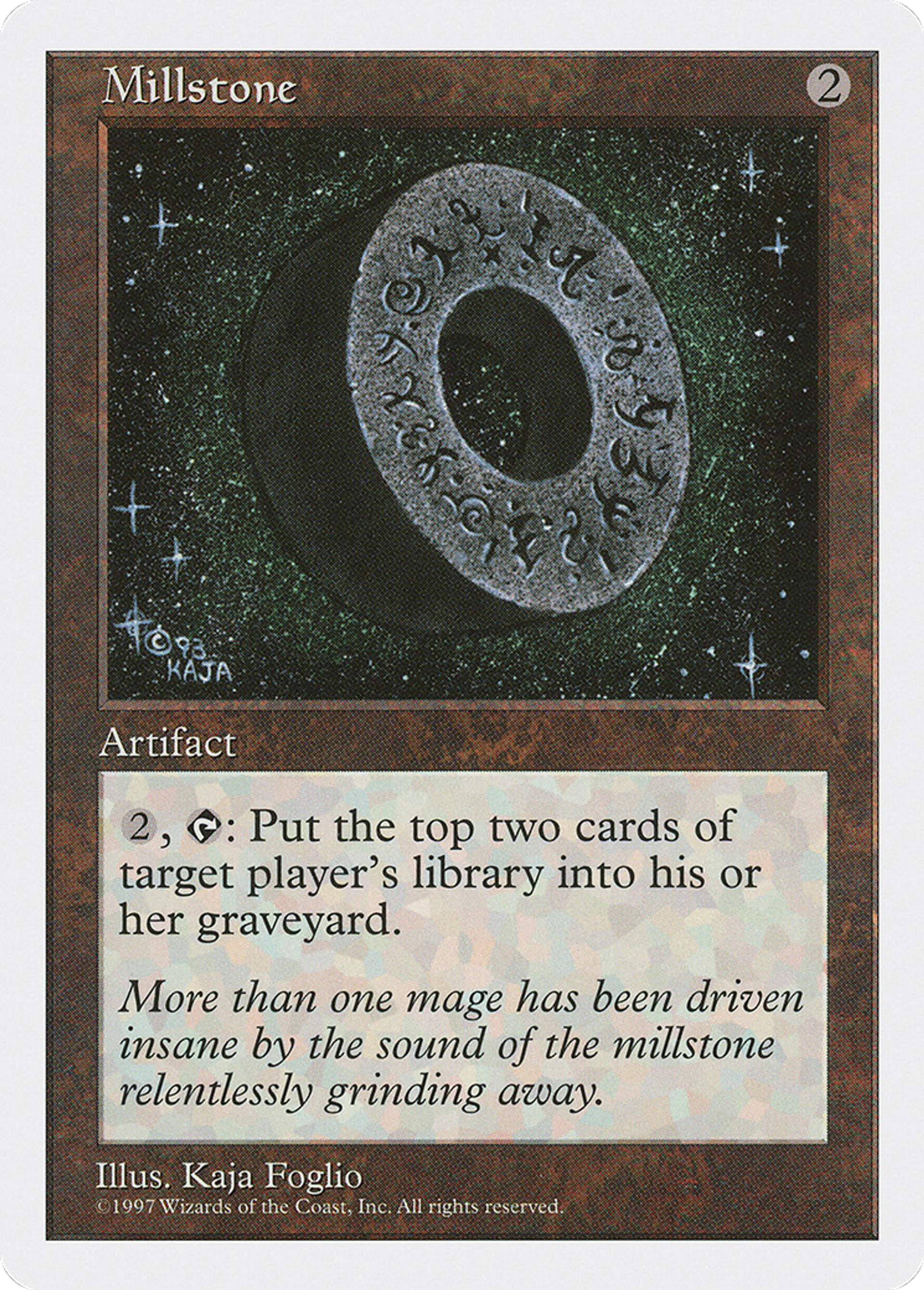 Millstone — Fifth Edition — Magic: The Gathering