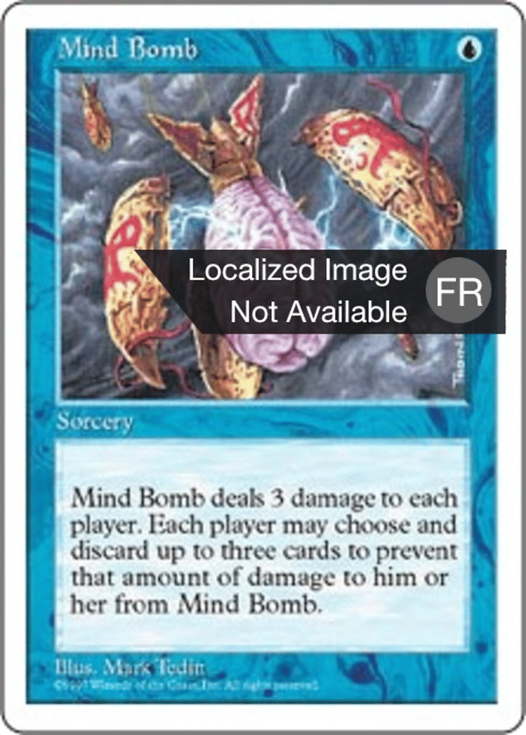 Bombe cérébrale — Fifth Edition — Magic: The Gathering
