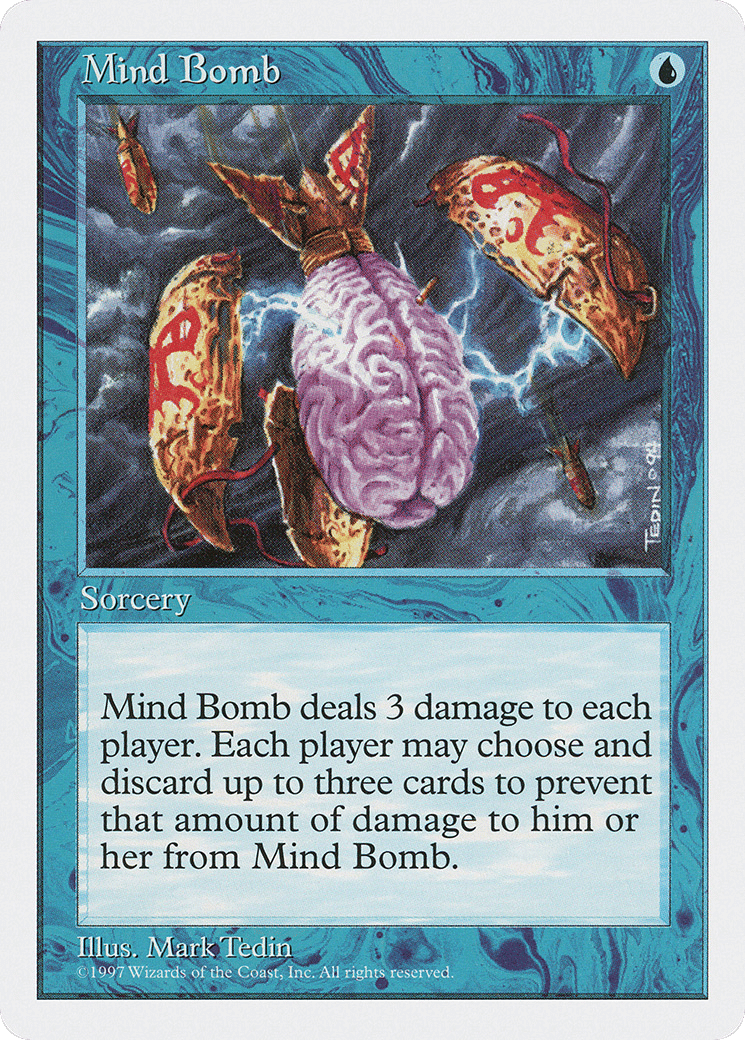 Mind Bomb — Fifth Edition — Magic: The Gathering