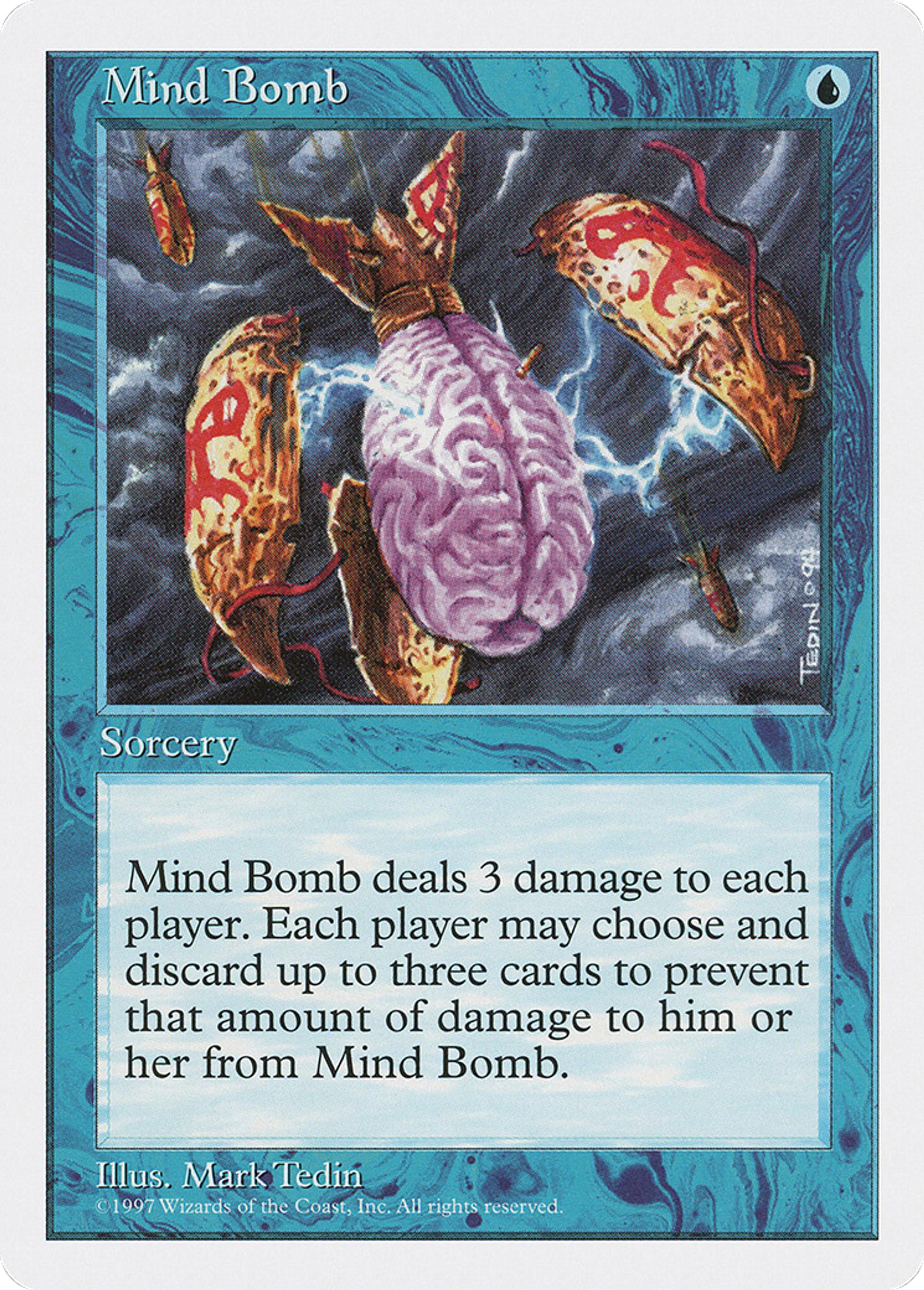 Mind Bomb — Fifth Edition — Magic: The Gathering
