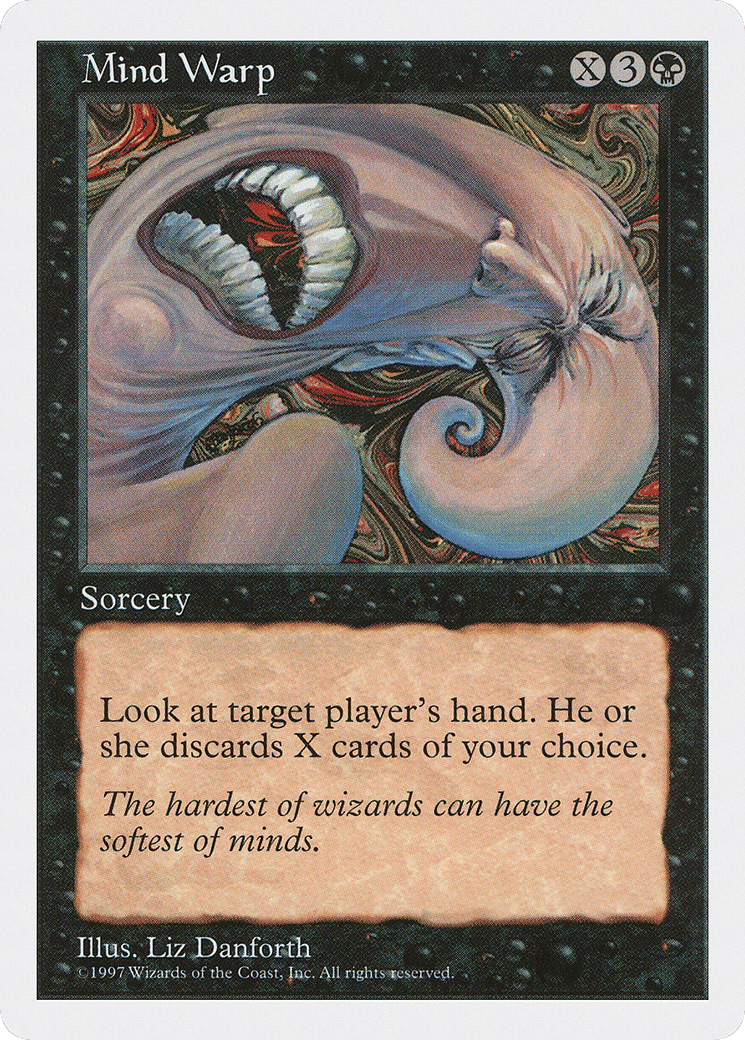 Mind Warp — Fifth Edition — Magic: The Gathering