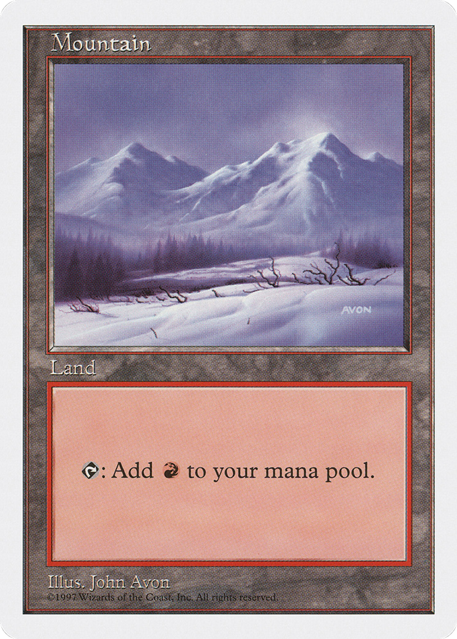 Mountain — Fifth Edition — Magic: The Gathering