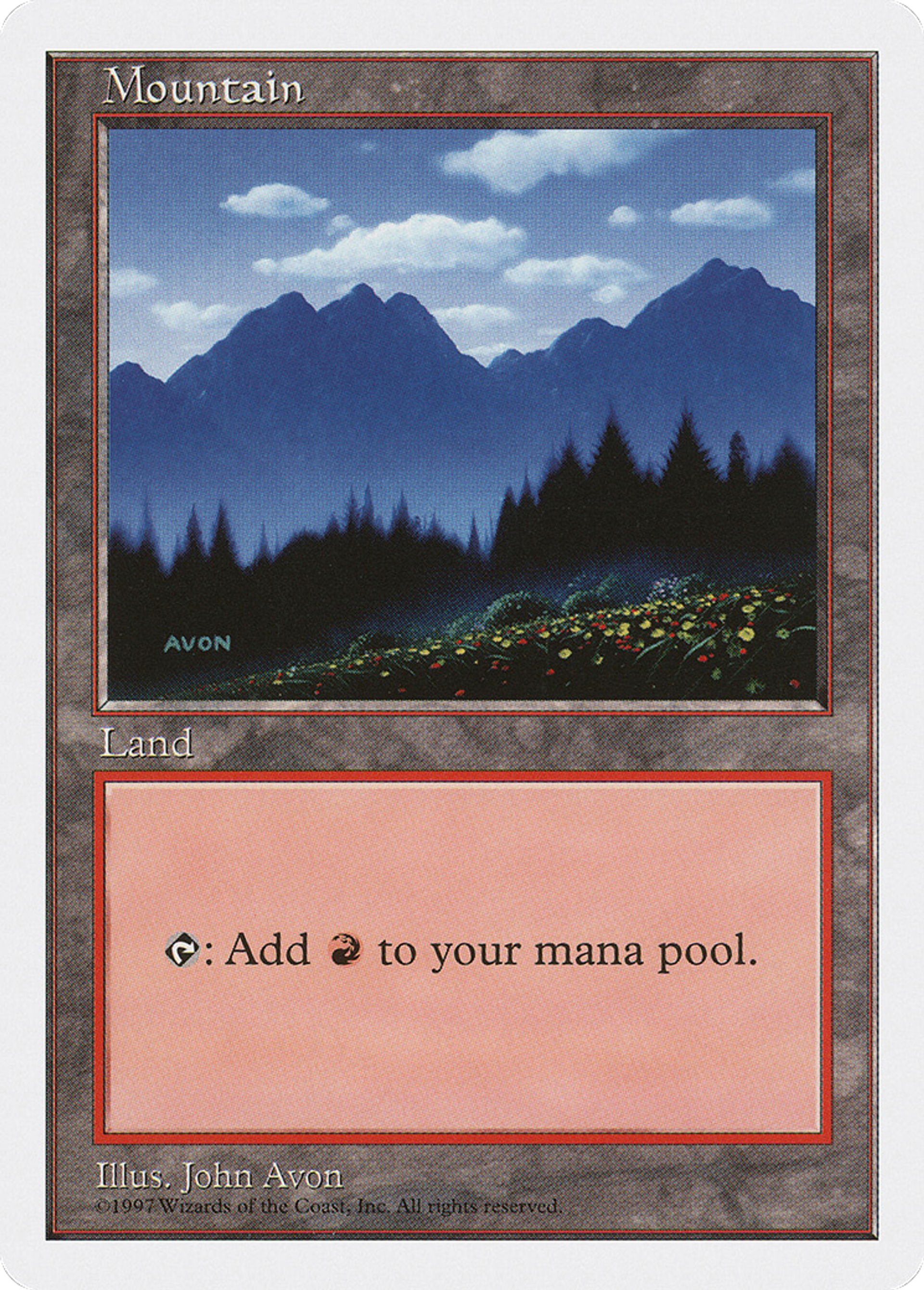 Mountain — Fifth Edition — Magic: The Gathering