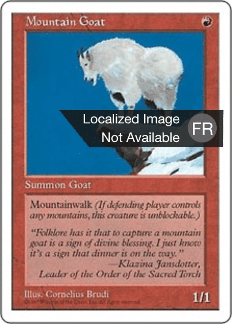 Bouquetin — Fifth Edition — Magic: The Gathering