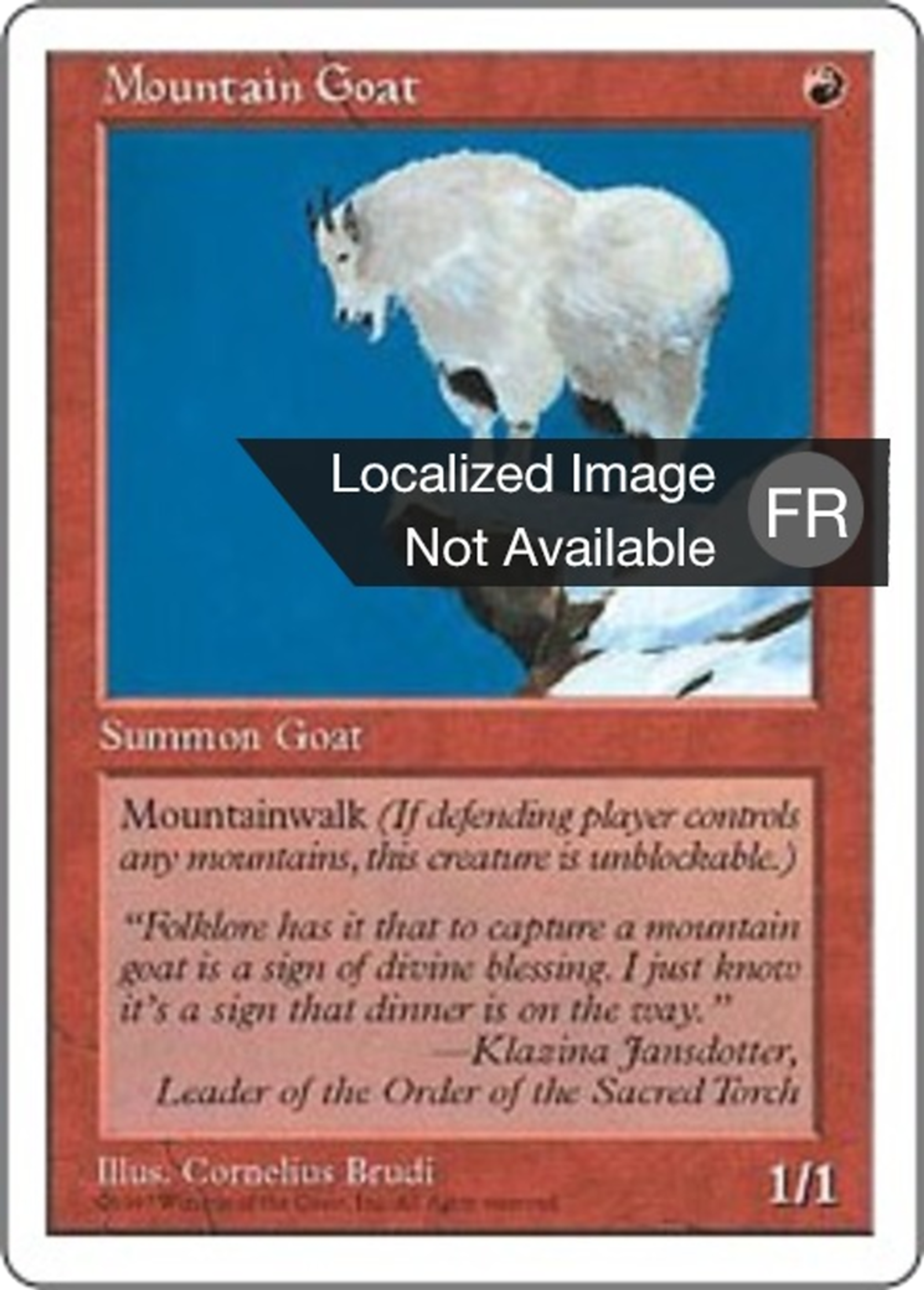 Bouquetin — Fifth Edition — Magic: The Gathering